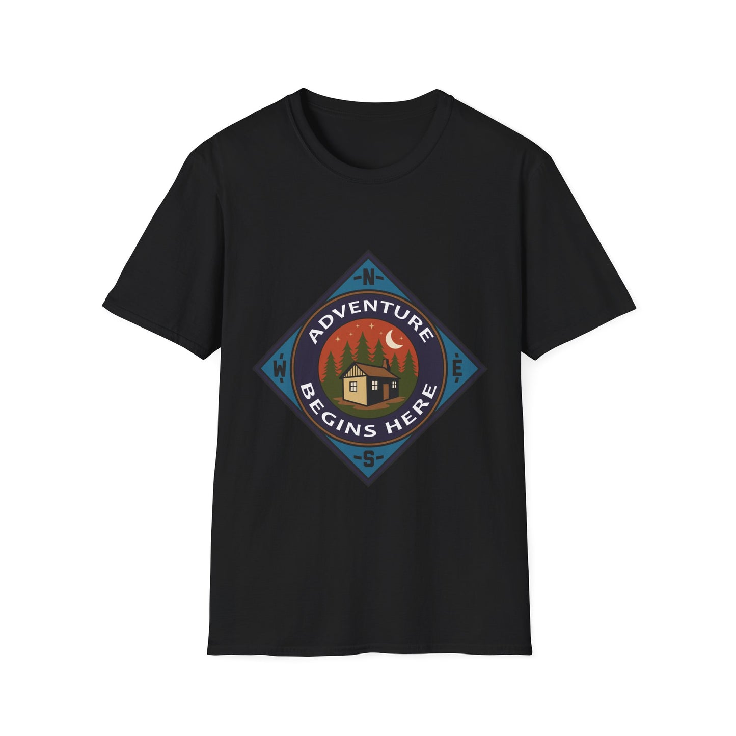 Adventure Begins Here Unisex T-Shirt