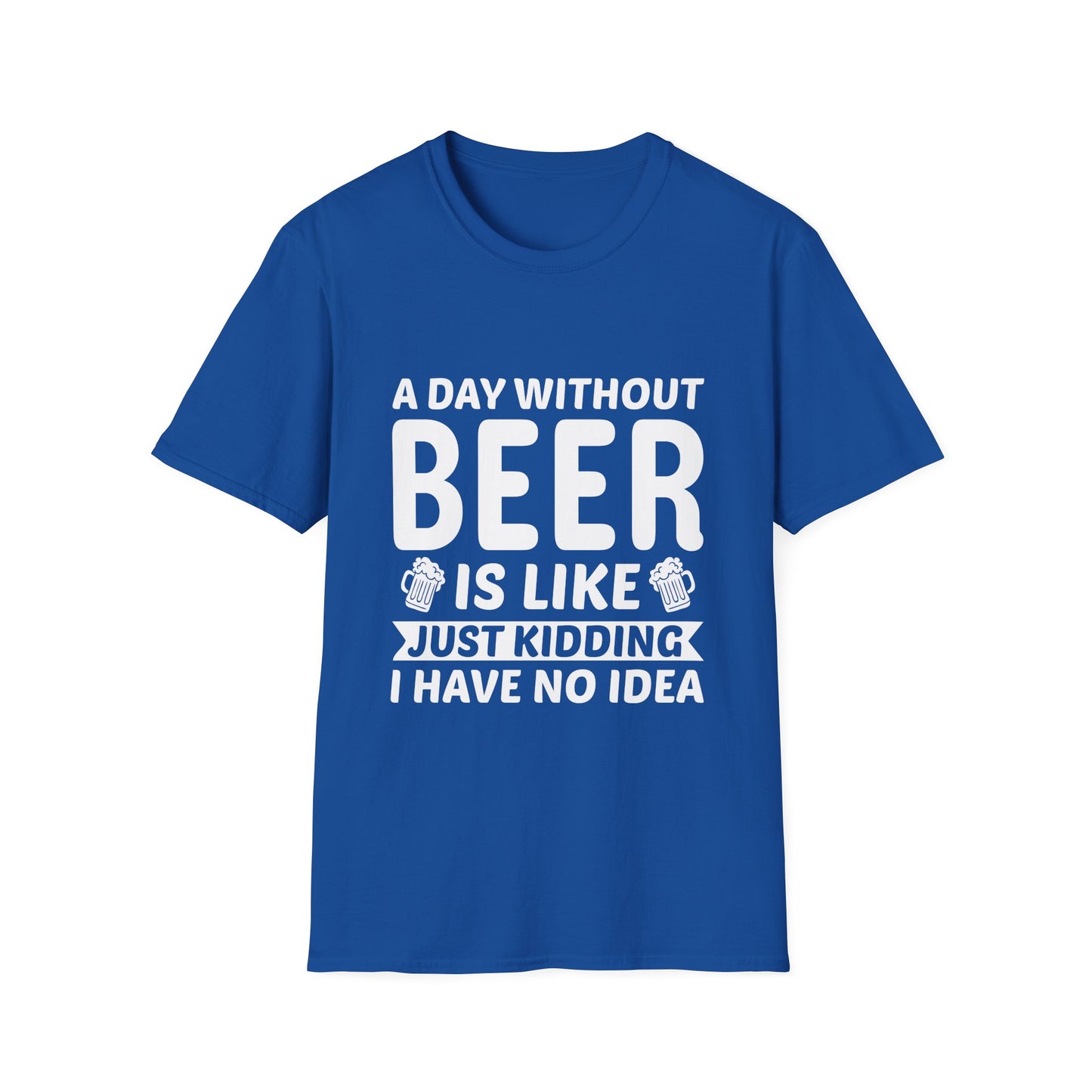 Beer Lover T-Shirt - A Day without Beer Design