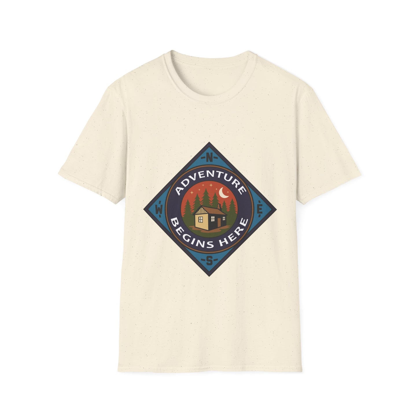 Adventure Begins Here Unisex T-Shirt