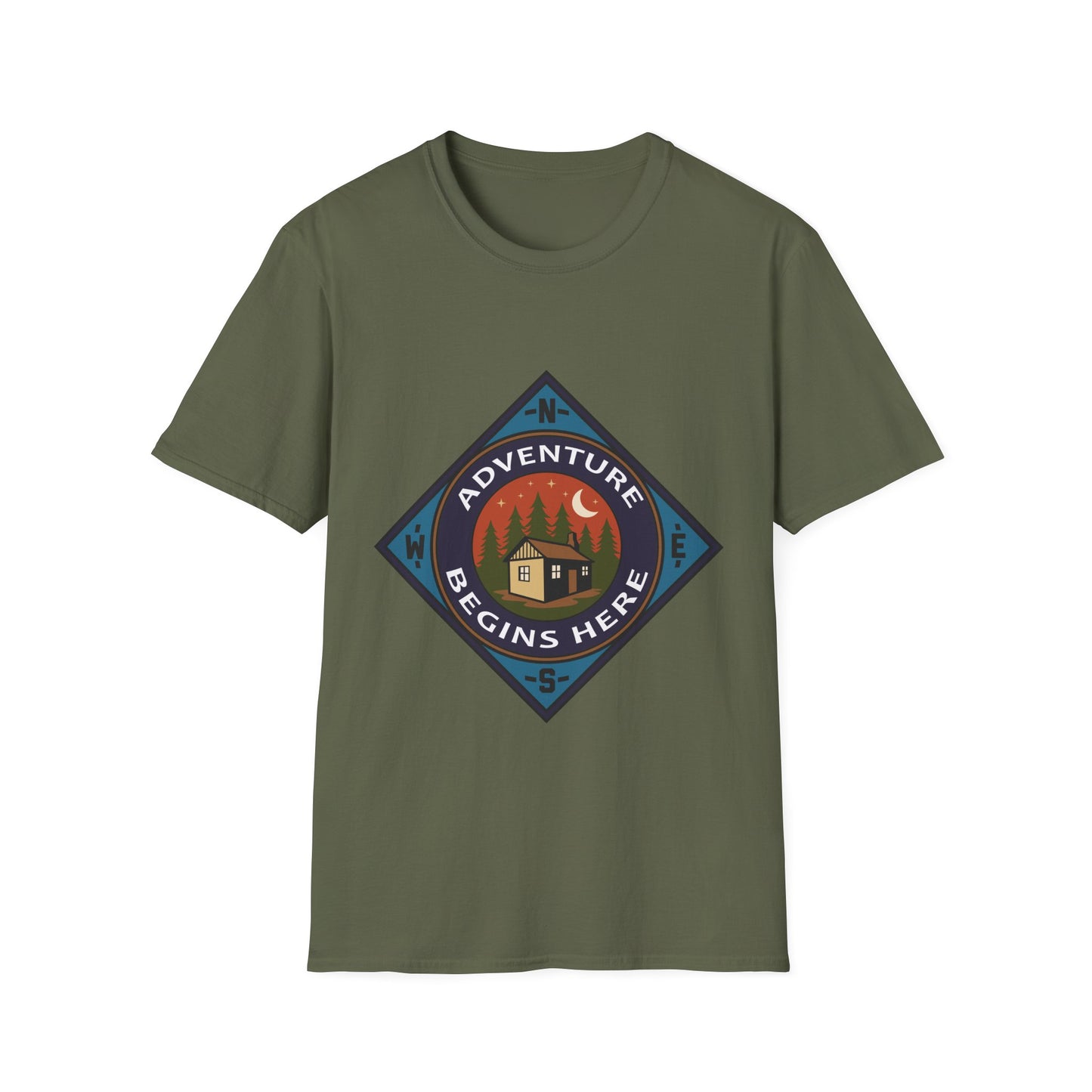 Adventure Begins Here Unisex T-Shirt