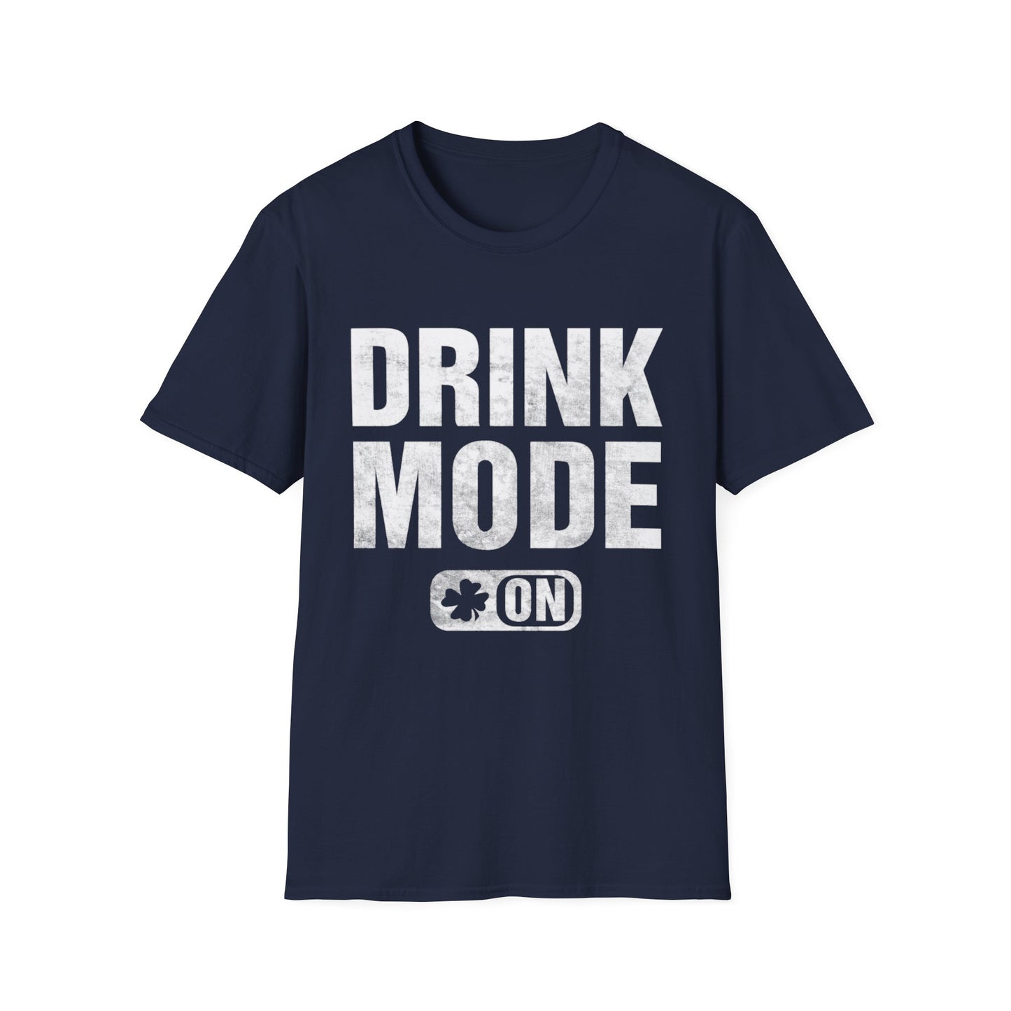 Drink Mode Unisex T-Shirt - Funny Graphic Tee for Casual Wear and Parties