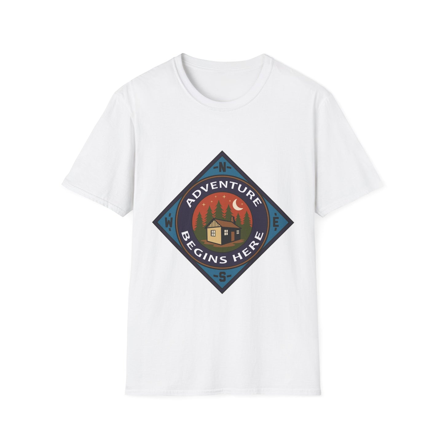 Adventure Begins Here Unisex T-Shirt