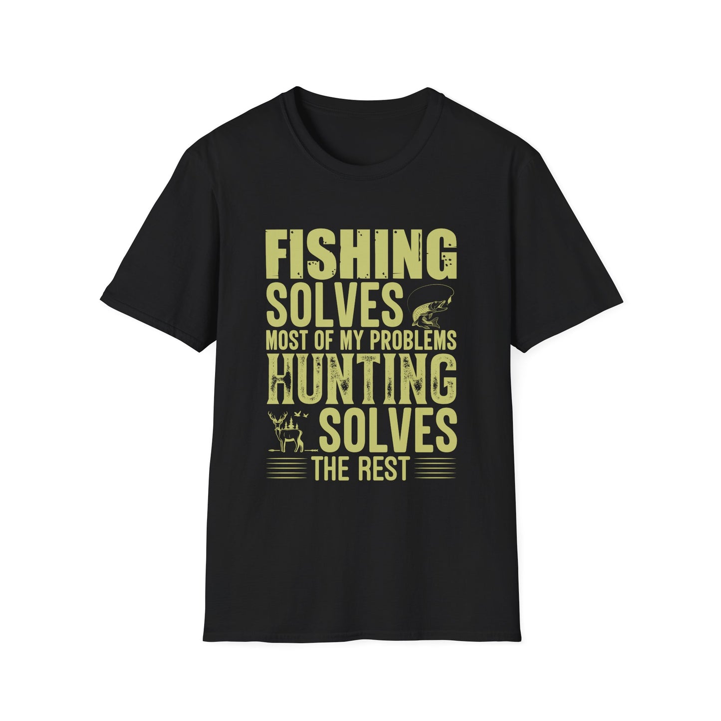Fishing Solves Unisex T-Shirt