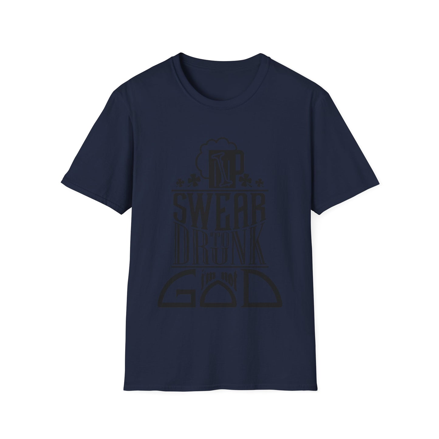 Funny Unisex Softstyle T-Shirt - I Swear Design