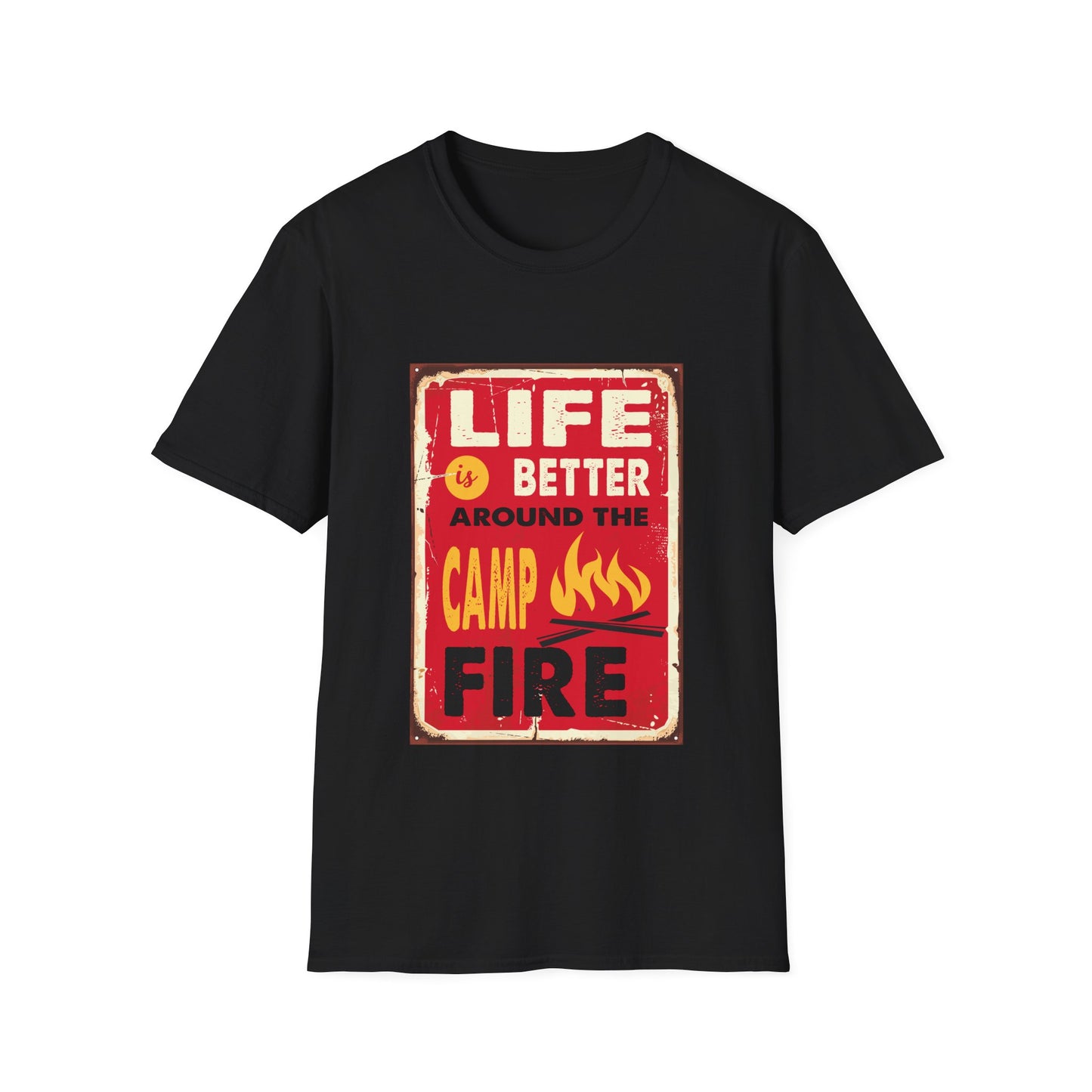 Camp Fire Unisex T-Shirt - Life's Better Design