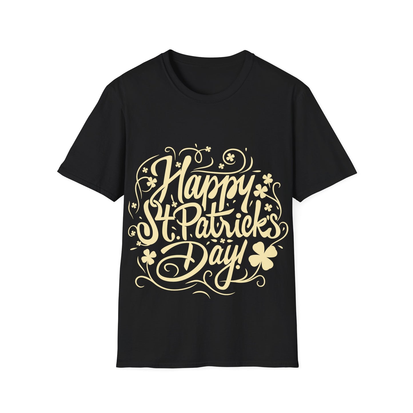 St Patricks Day T-Shirt - Happy and Festive Unisex Softstyle