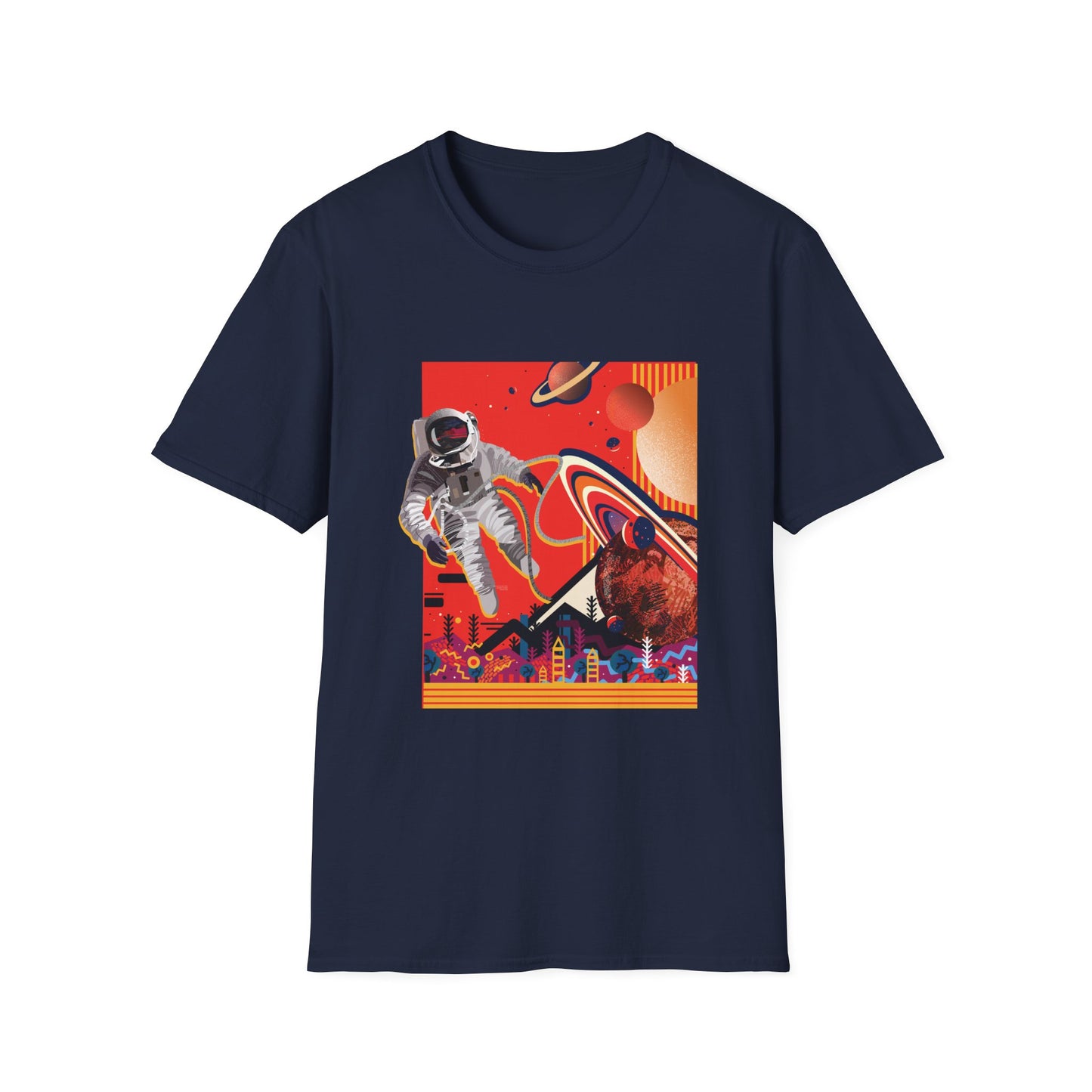 Astronaut T-Shirt - Space Explorer Unisex Softstyle Tee