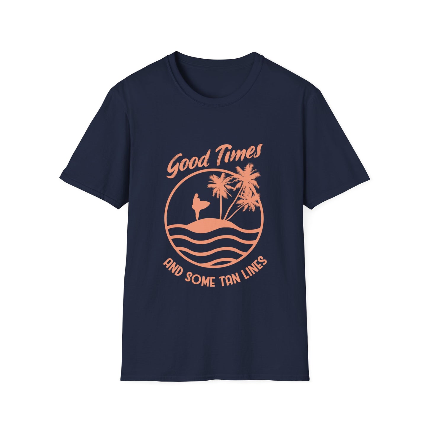 Tan Lines Unisex T-Shirt - Good Times Beach Vibes Shirt