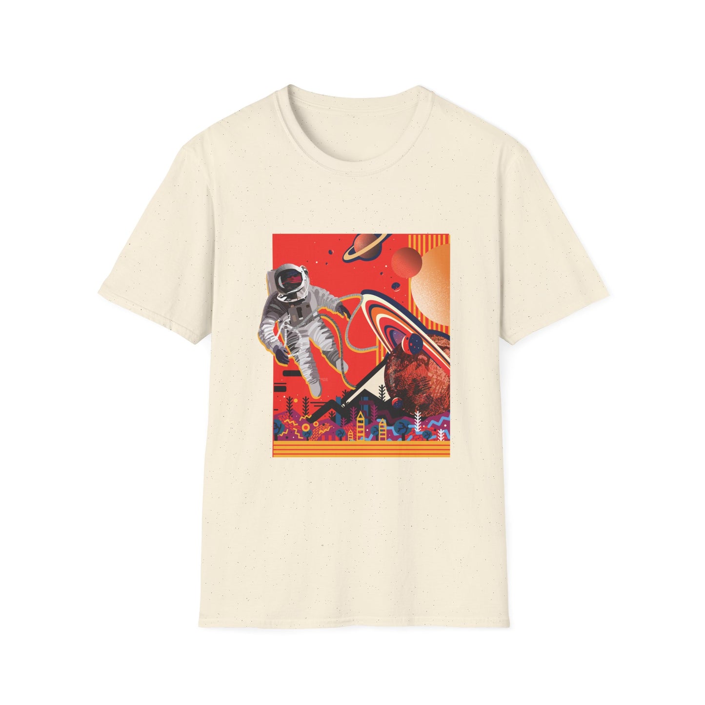 Astronaut T-Shirt - Space Explorer Unisex Softstyle Tee