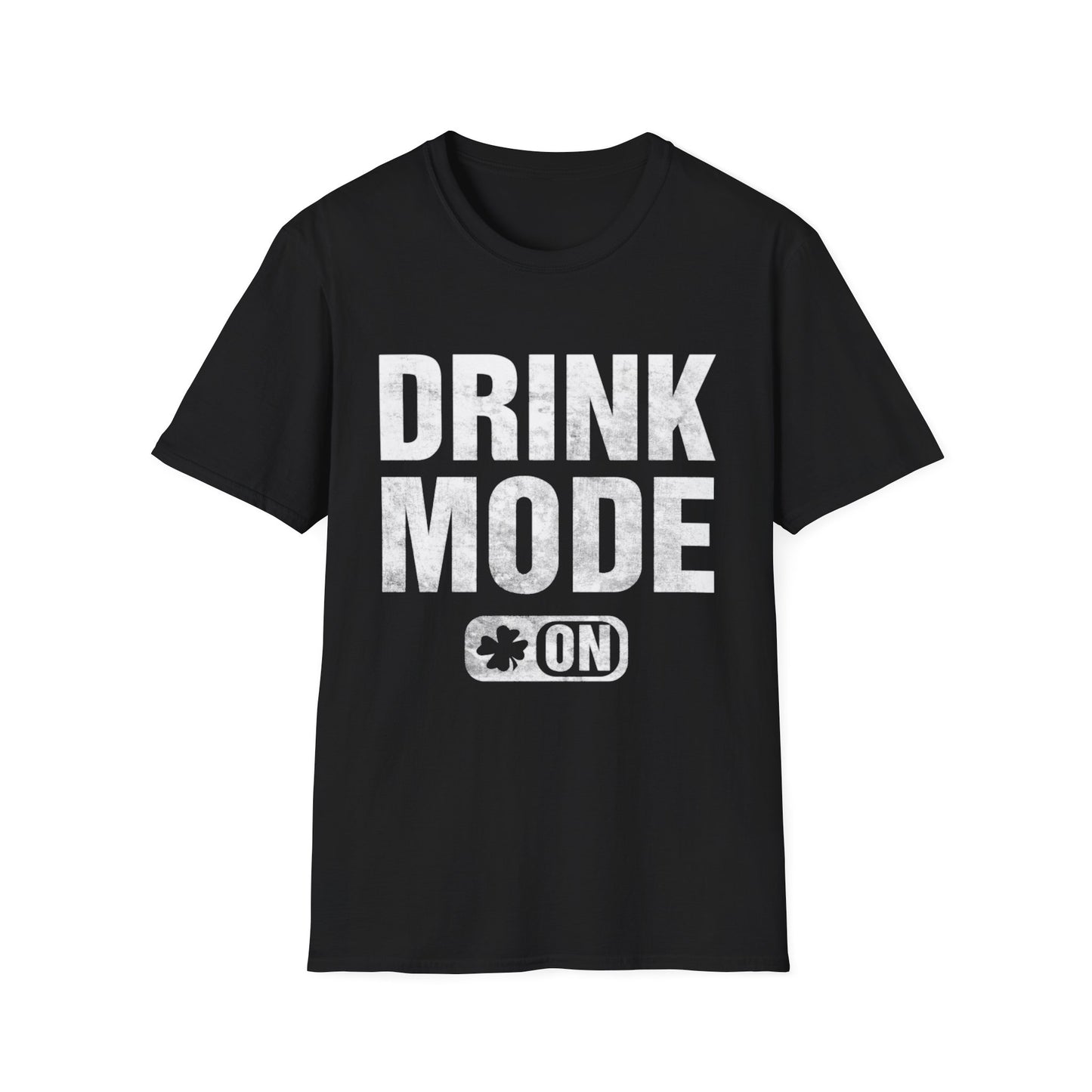 Drink Mode Unisex T-Shirt - Funny Graphic Tee for Casual Wear and Parties