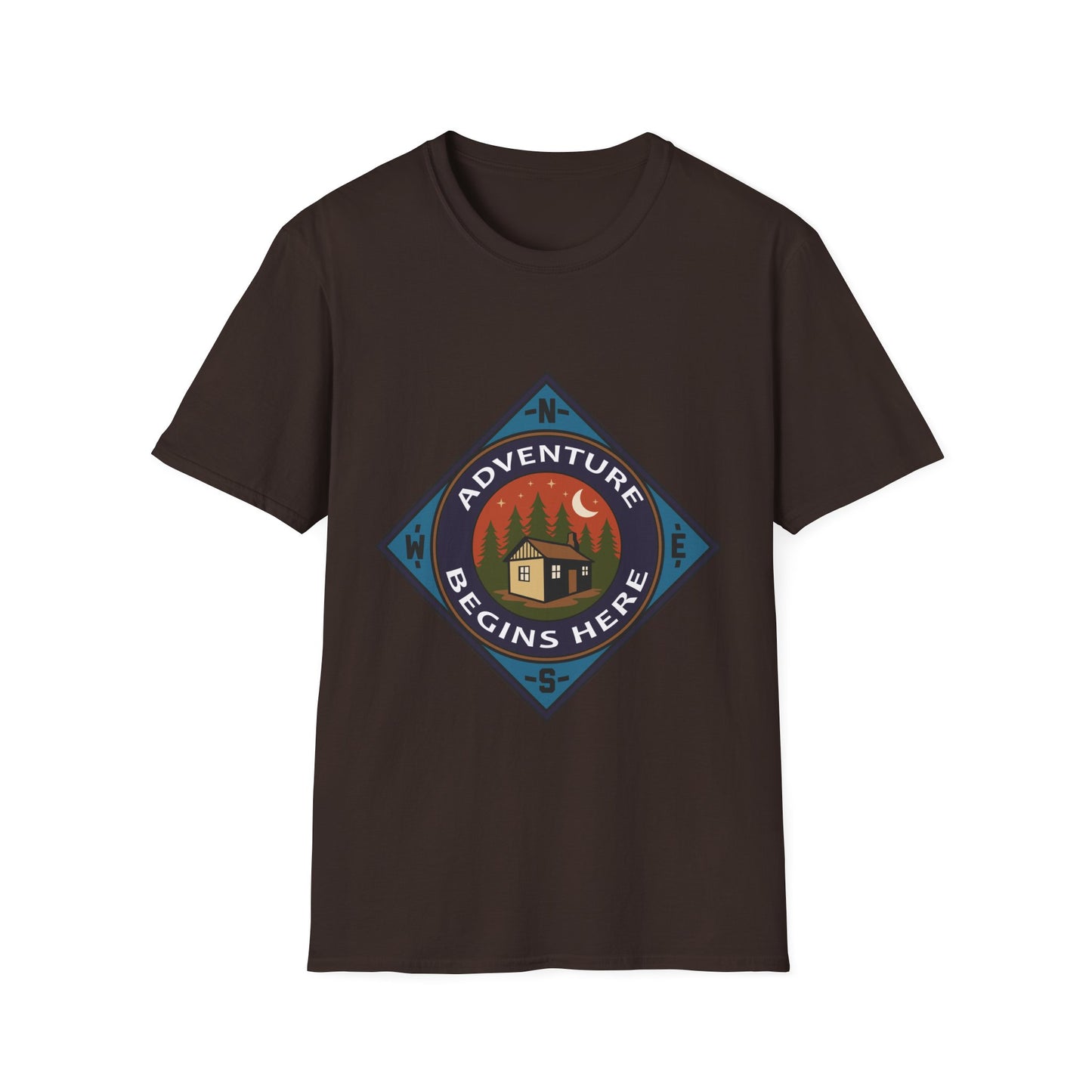 Adventure Begins Here Unisex T-Shirt