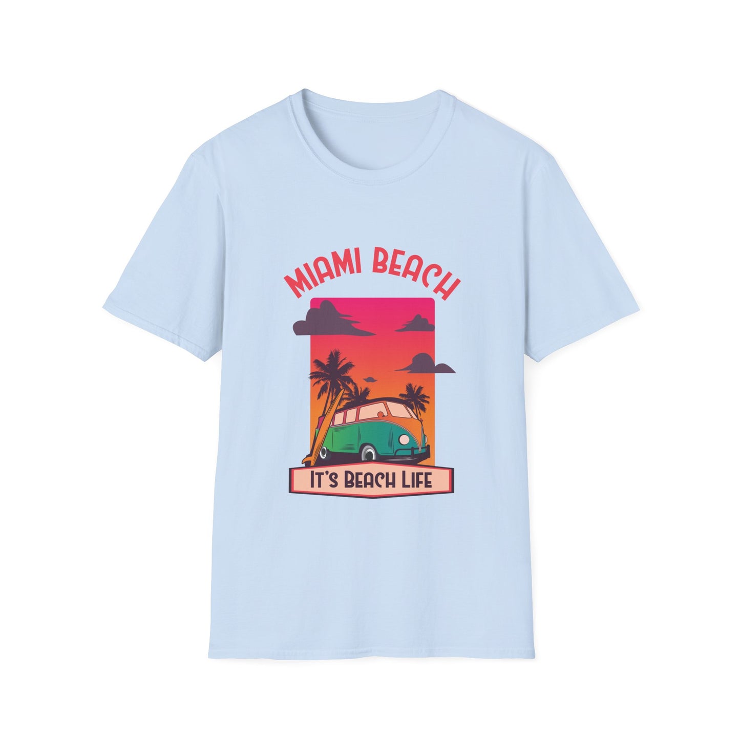Beach Life T-Shirt - Miami Beach Design