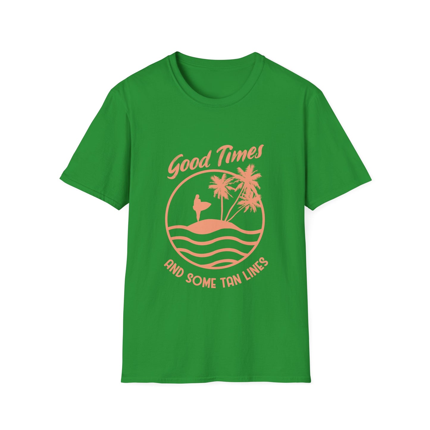 Tan Lines Unisex T-Shirt - Good Times Beach Vibes Shirt