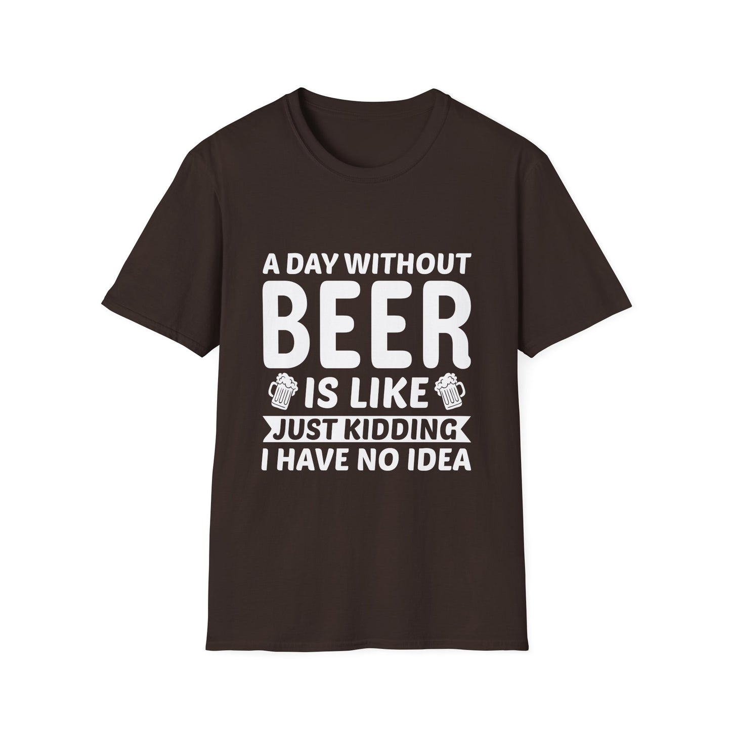 Beer Lover T-Shirt - A Day without Beer Design