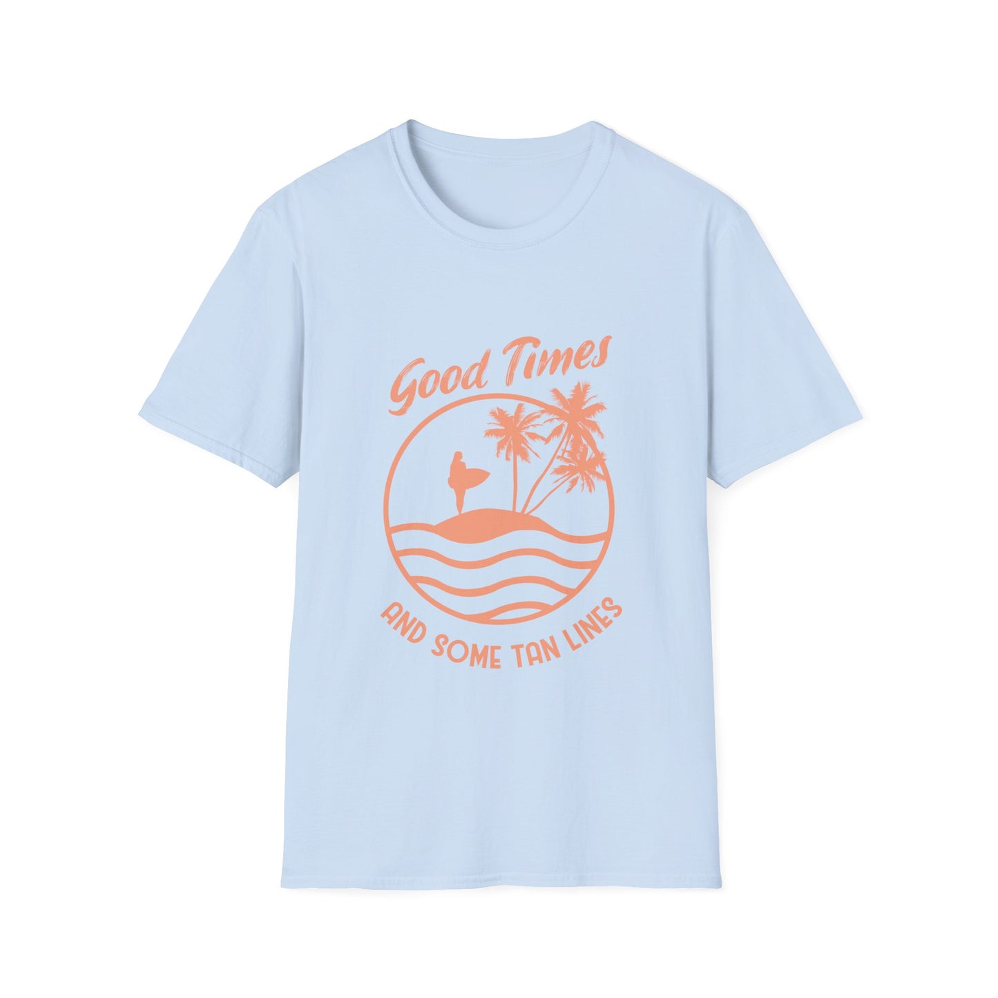 Tan Lines Unisex T-Shirt - Good Times Beach Vibes Shirt