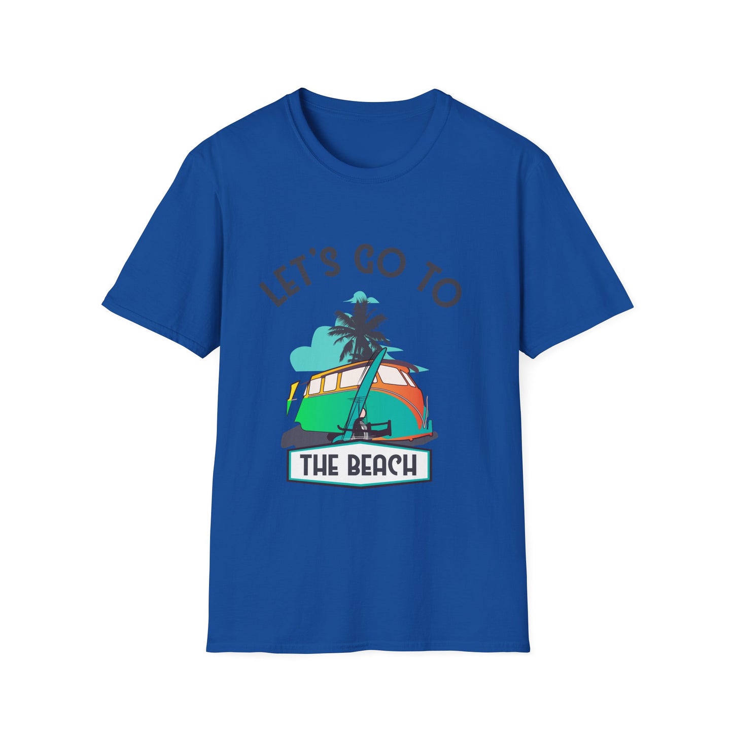Beach Vibes Unisex T-Shirt - Lets Go To The Beach Design