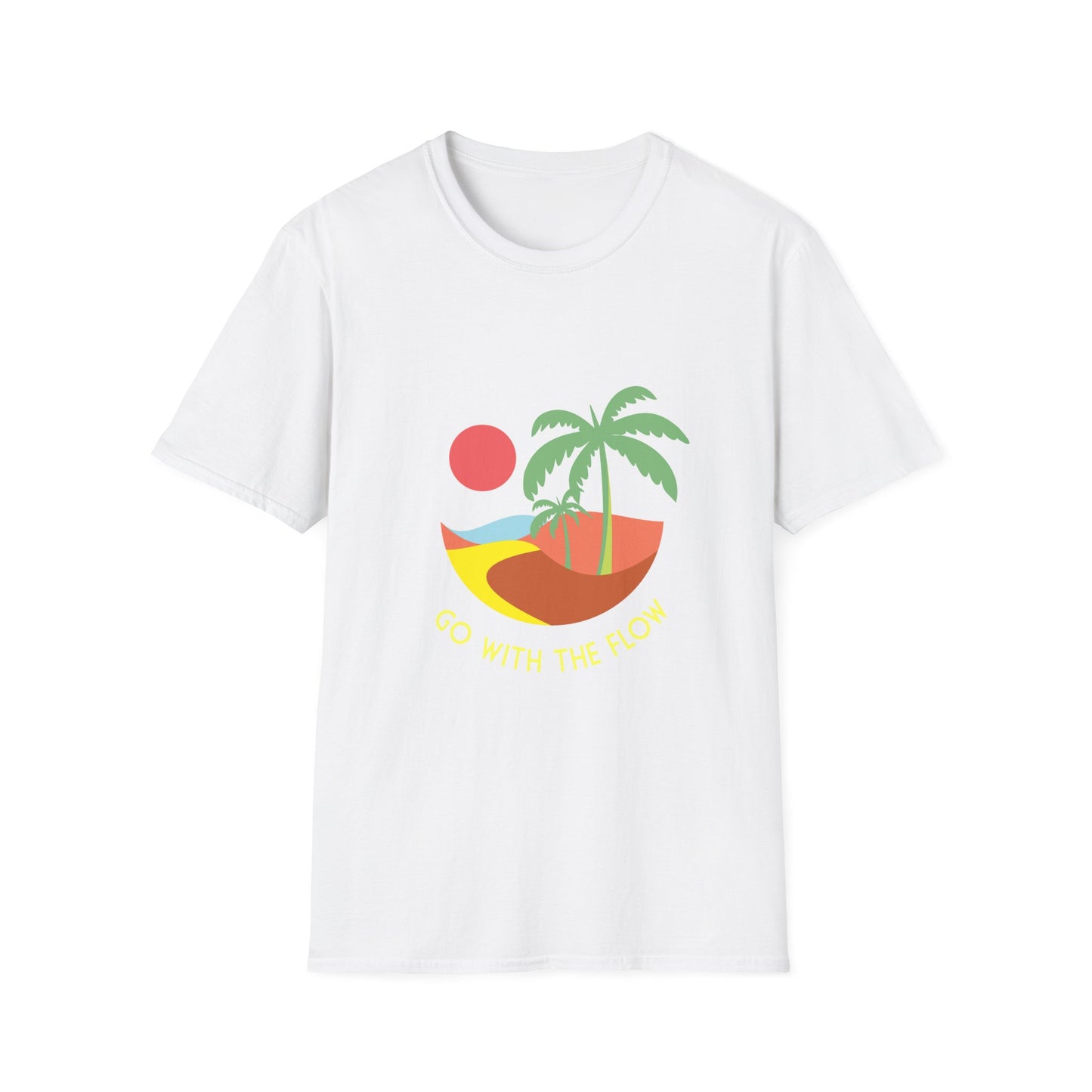 Flow Unisex T-Shirt - Go with the Flow Design
