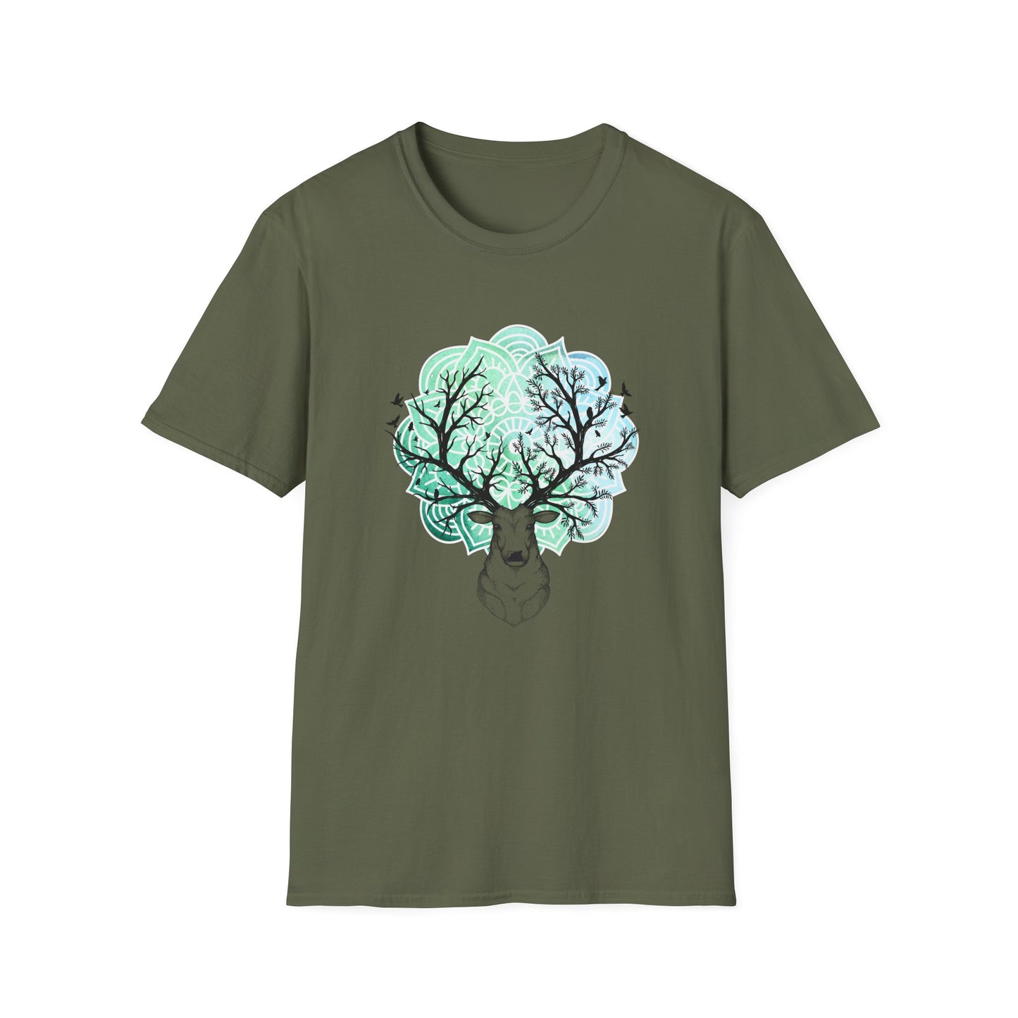 Raindeer T-Shirt - Unisex Softstyle