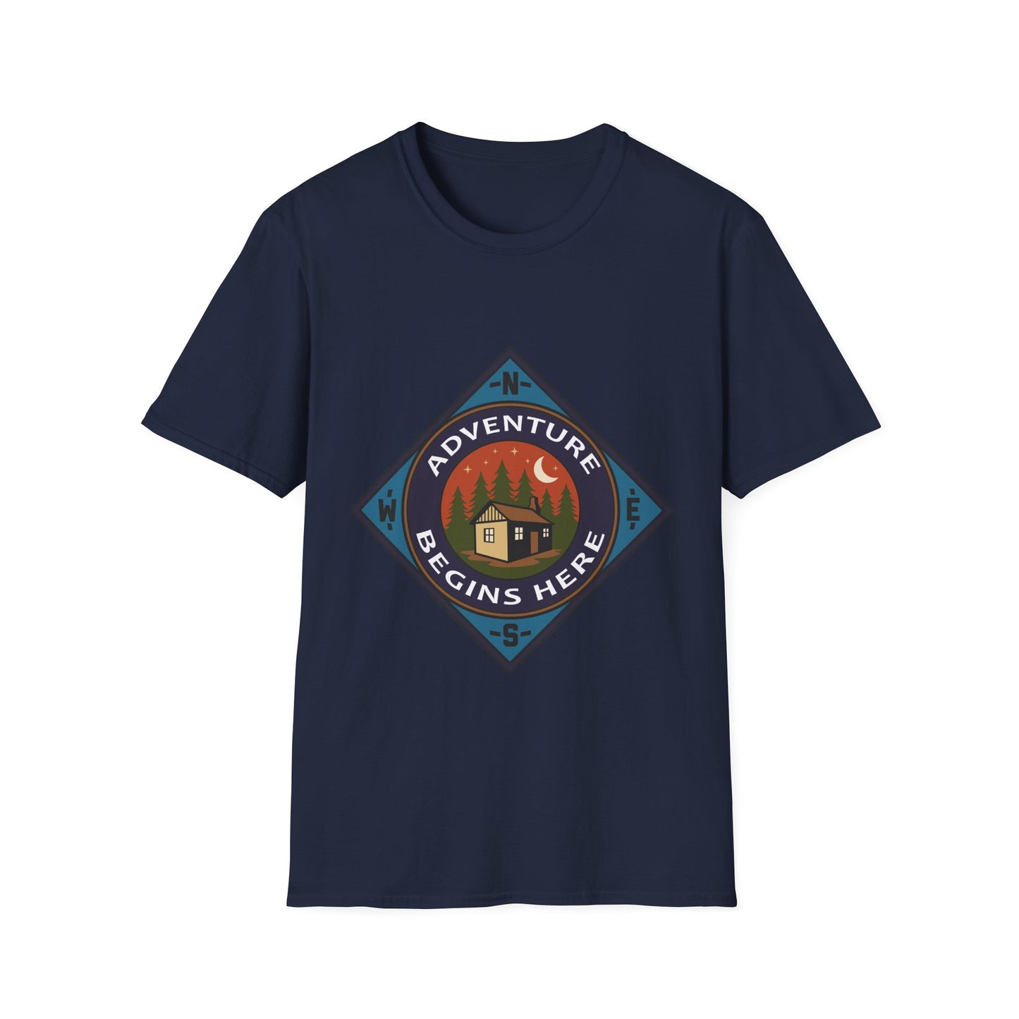 Adventure Begins Here Unisex T-Shirt