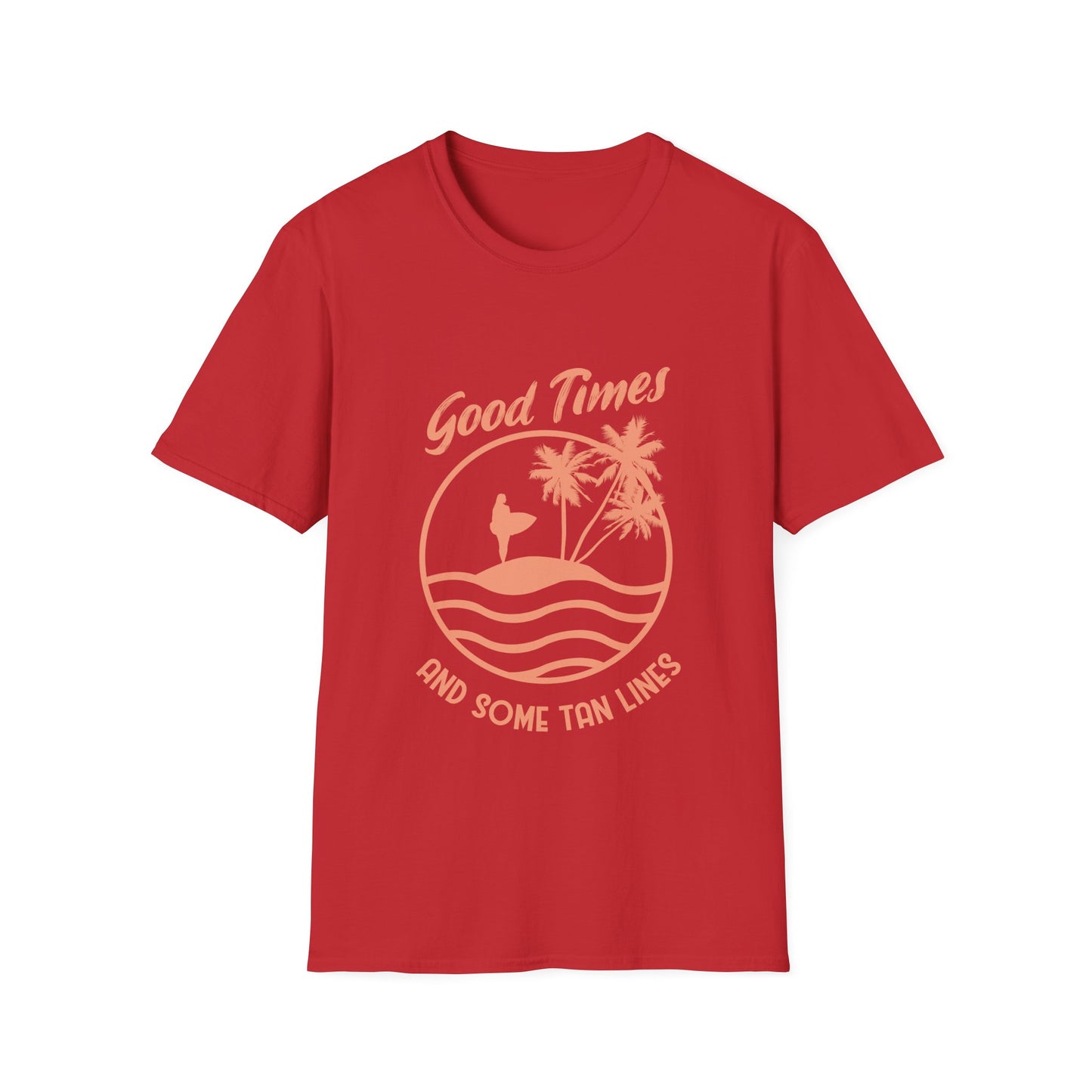 Tan Lines Unisex T-Shirt - Good Times Beach Vibes Shirt