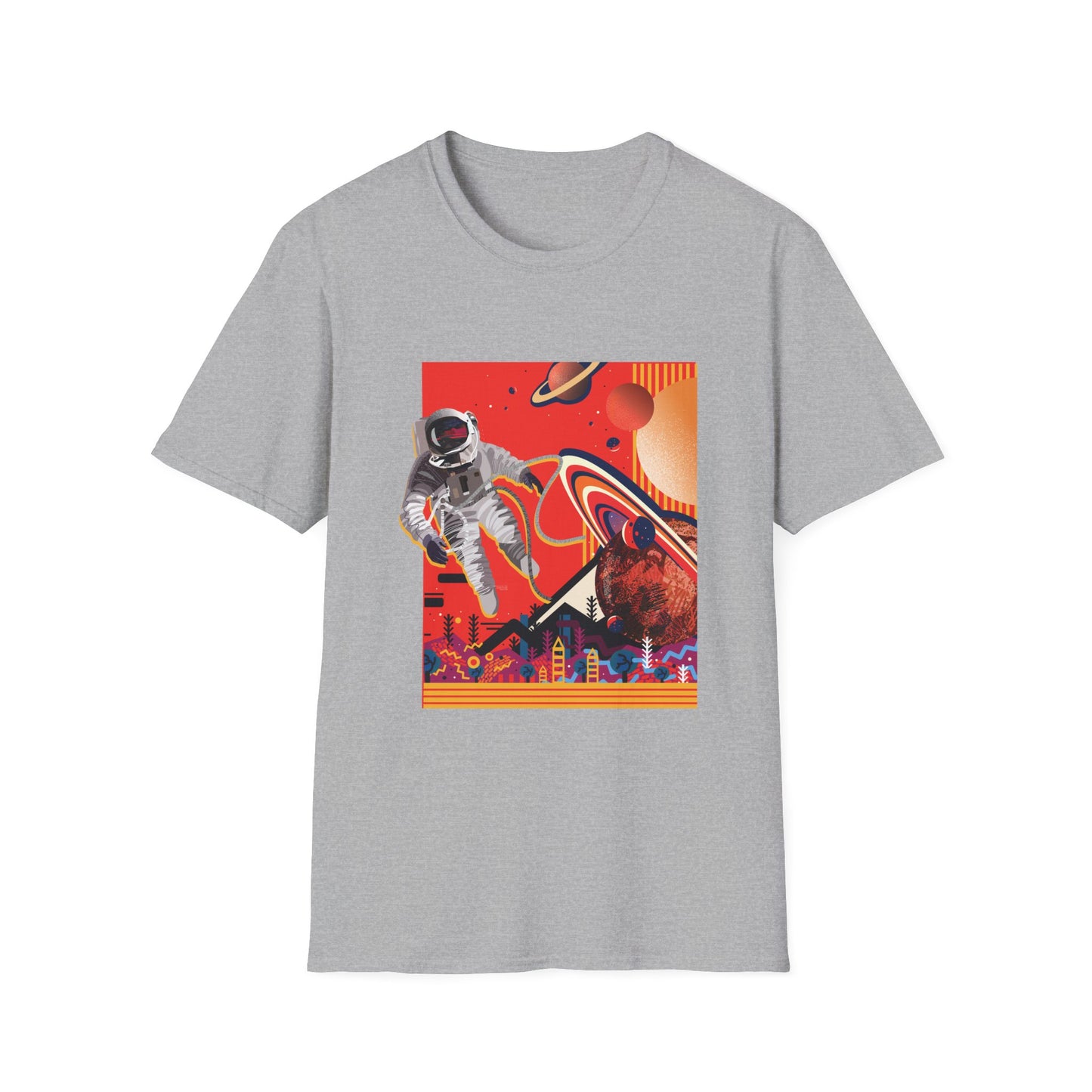 Astronaut T-Shirt - Space Explorer Unisex Softstyle Tee