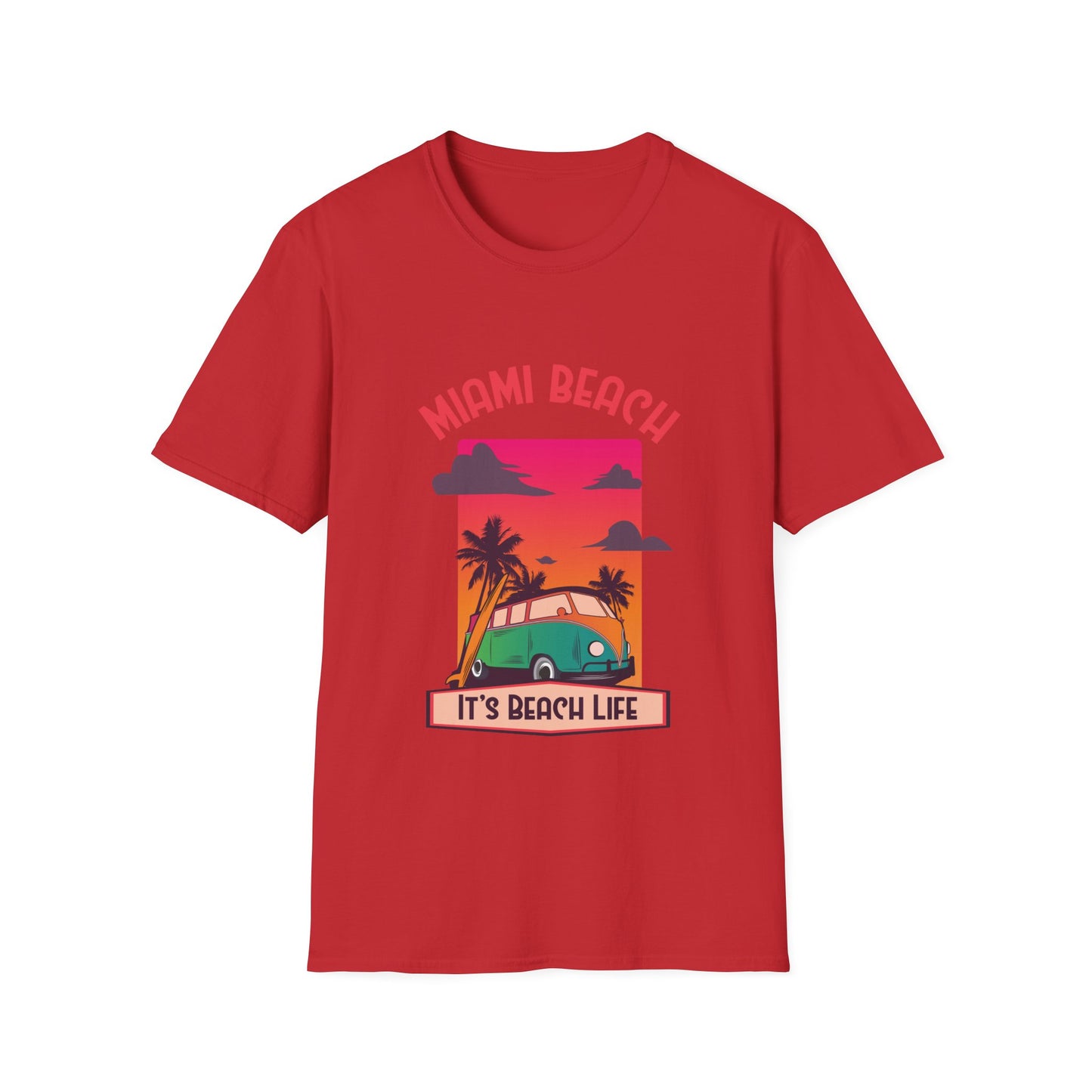 Beach Life T-Shirt - Miami Beach Design