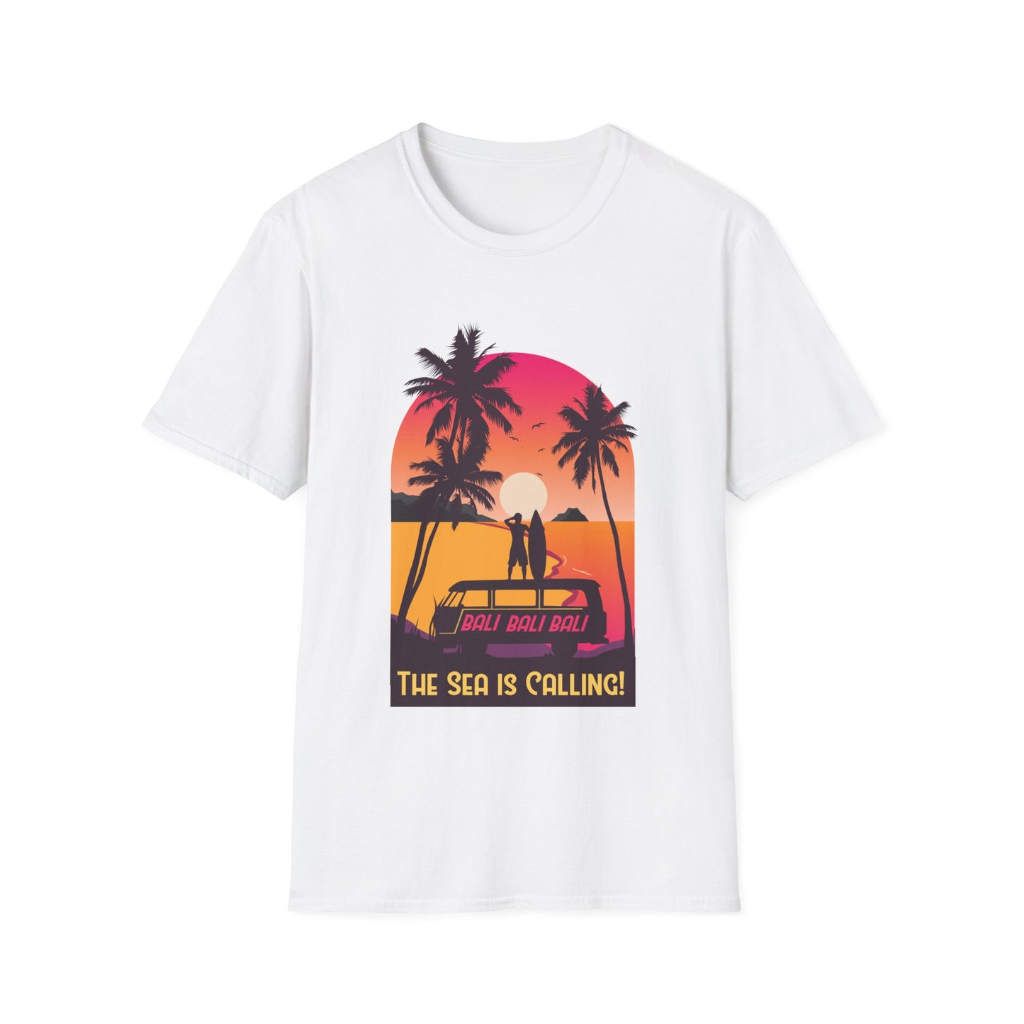 T-Shirt Bali the Sea is Calling Unisex Softstyle