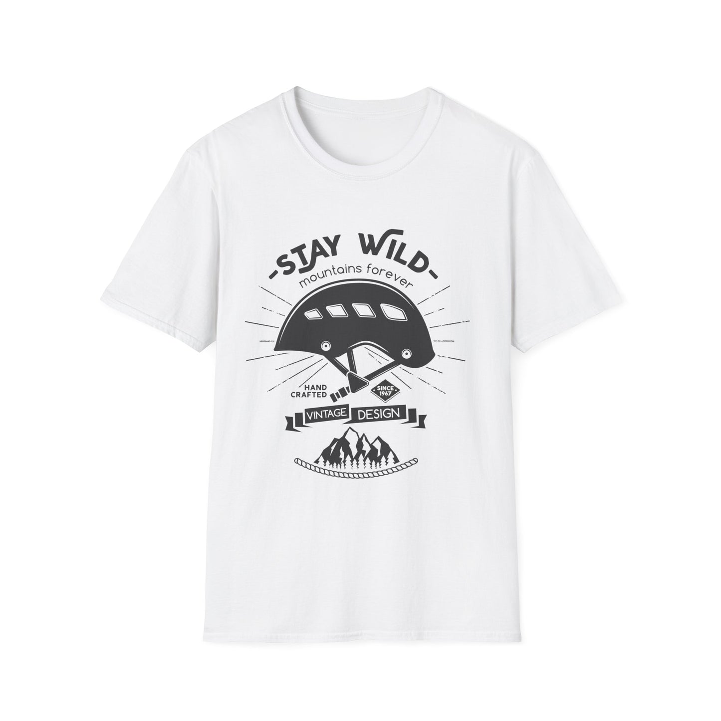 Stay Wild T-Shirt - Unisex Softstyle Tee for Nature Lovers