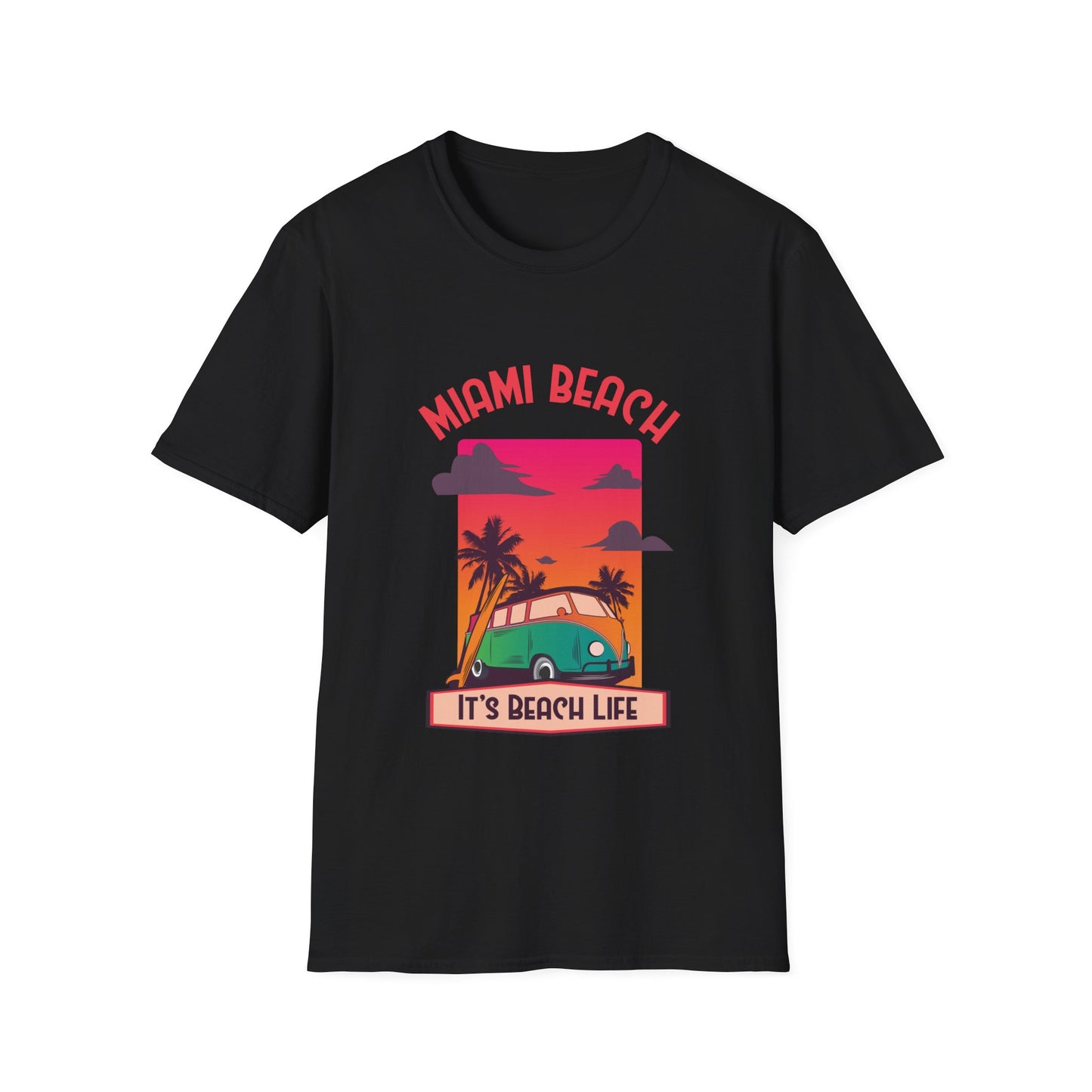 Beach Life T-Shirt - Miami Beach Design