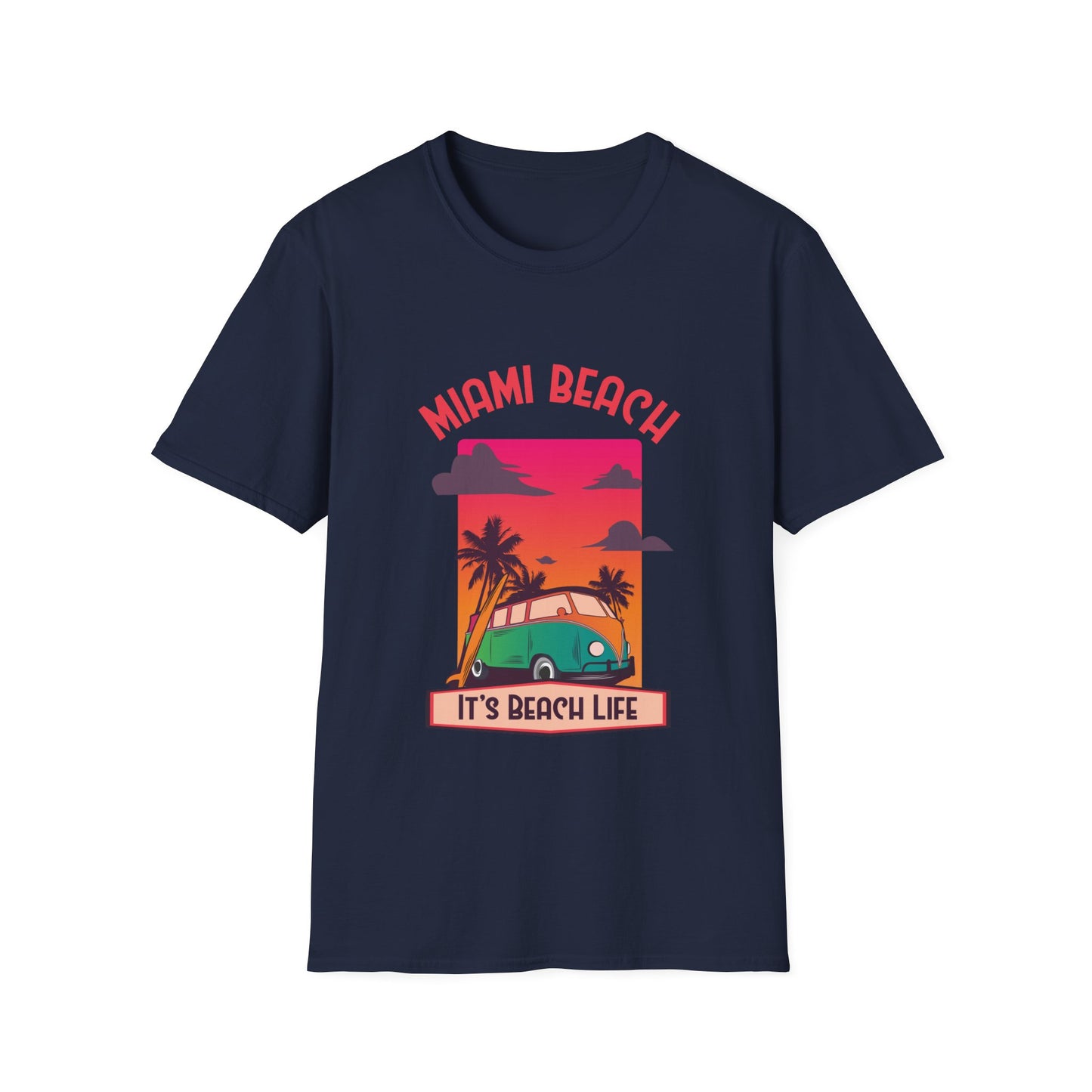 Beach Life T-Shirt - Miami Beach Design