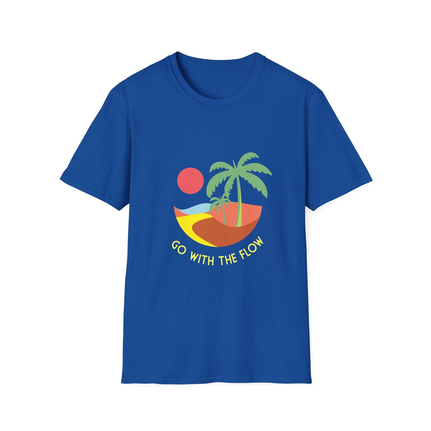 Flow Unisex T-Shirt - Go with the Flow Design