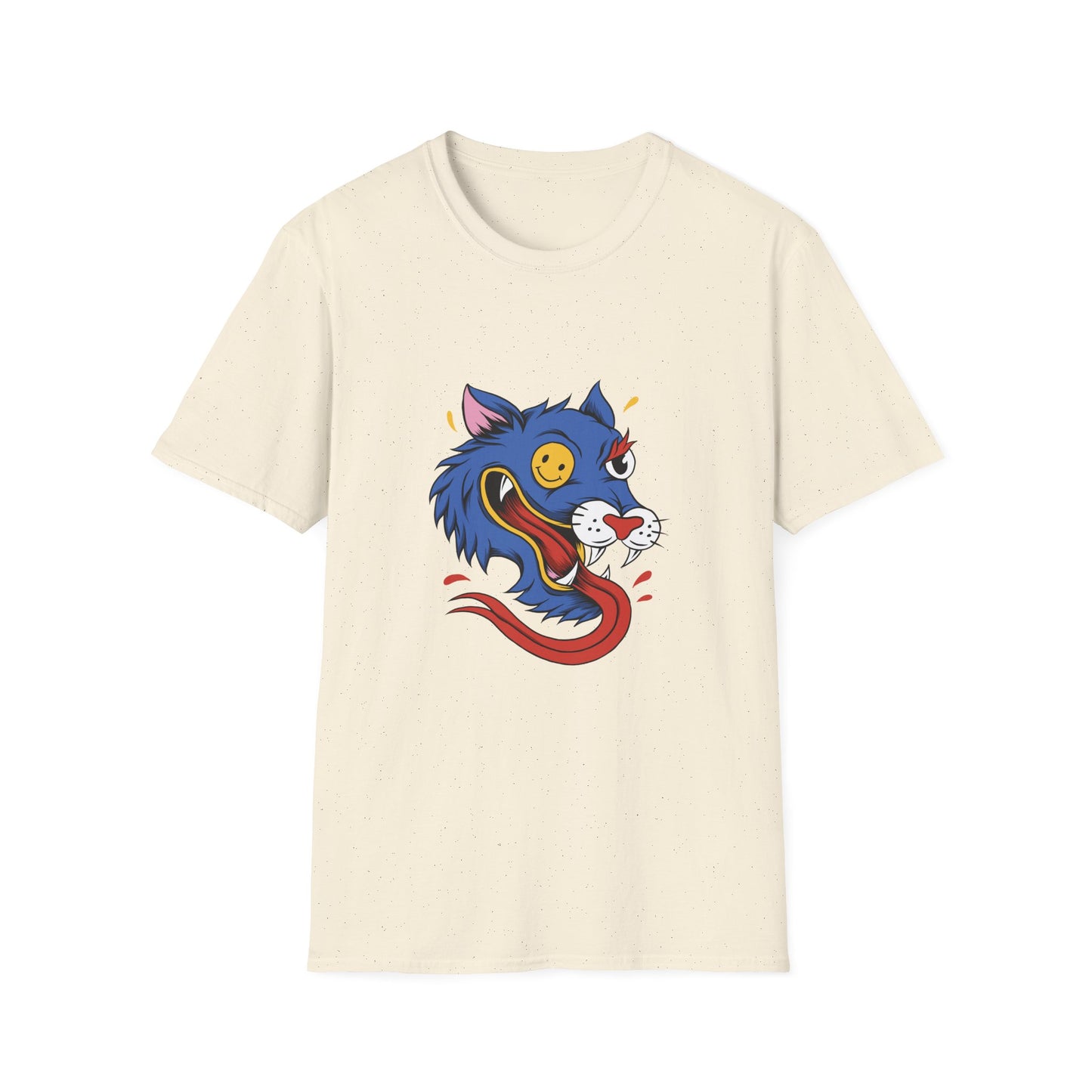 Wild Wolf Unisex T-Shirt - Crazy Wolf Design