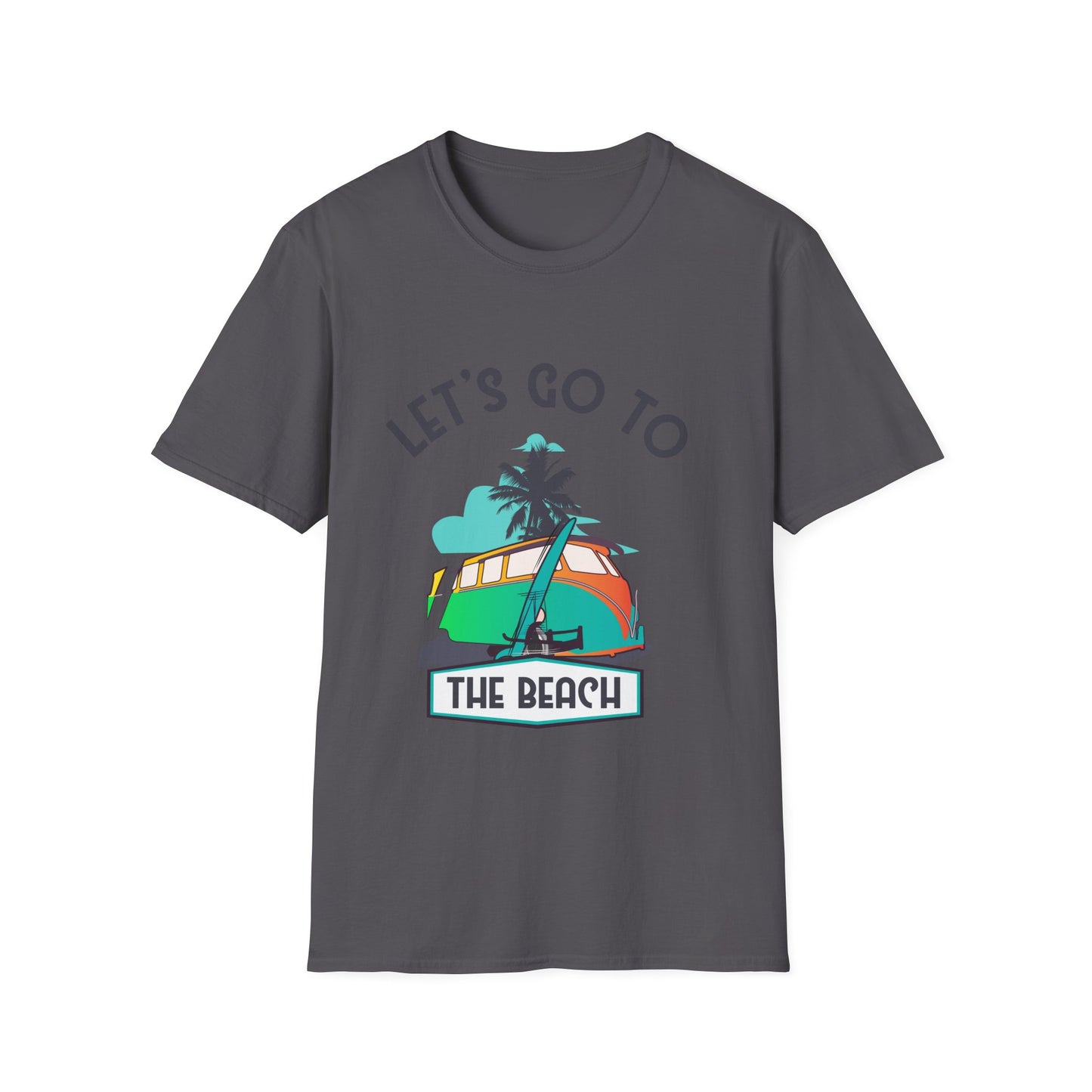 Beach Vibes Unisex T-Shirt - Lets Go To The Beach Design