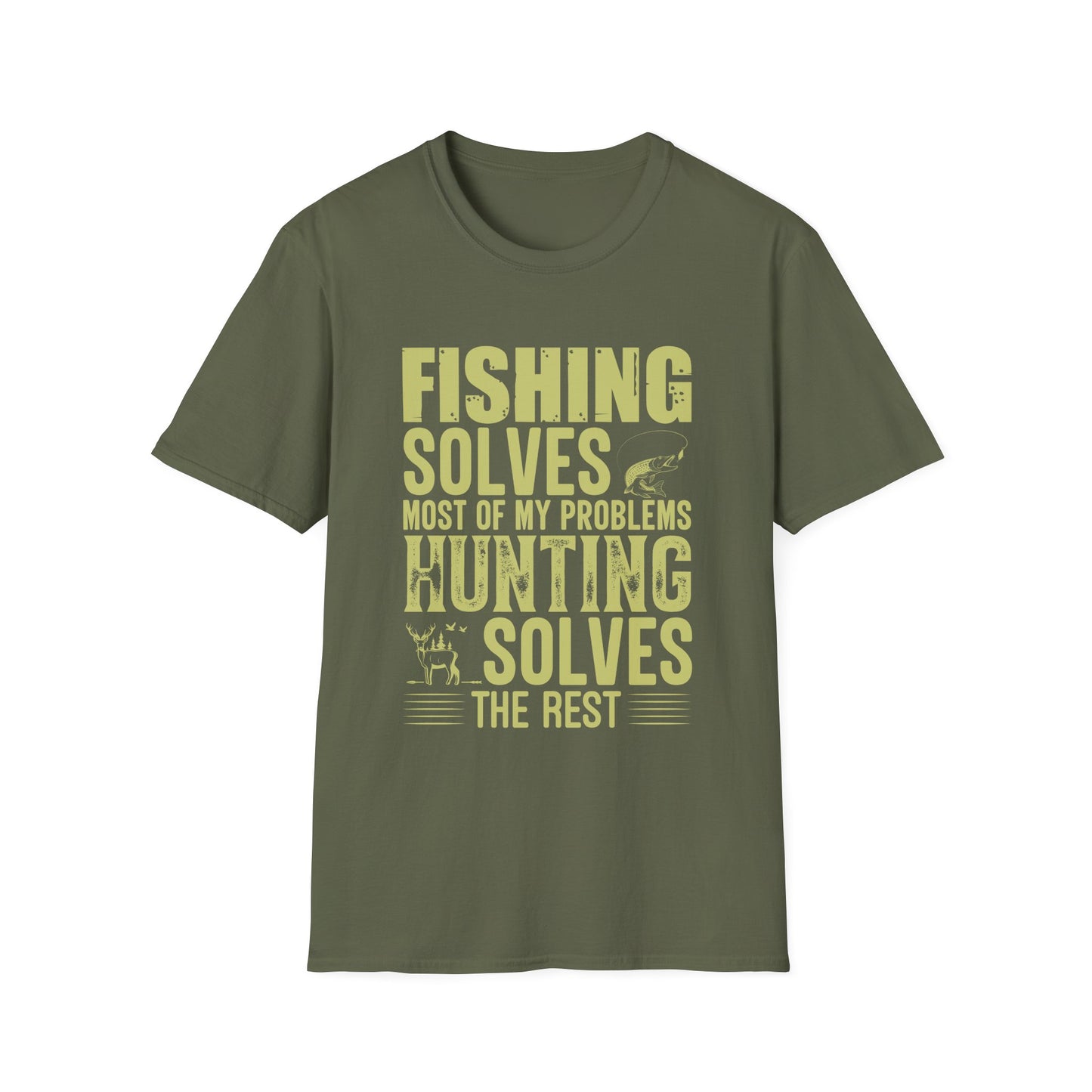 Fishing Solves Unisex T-Shirt