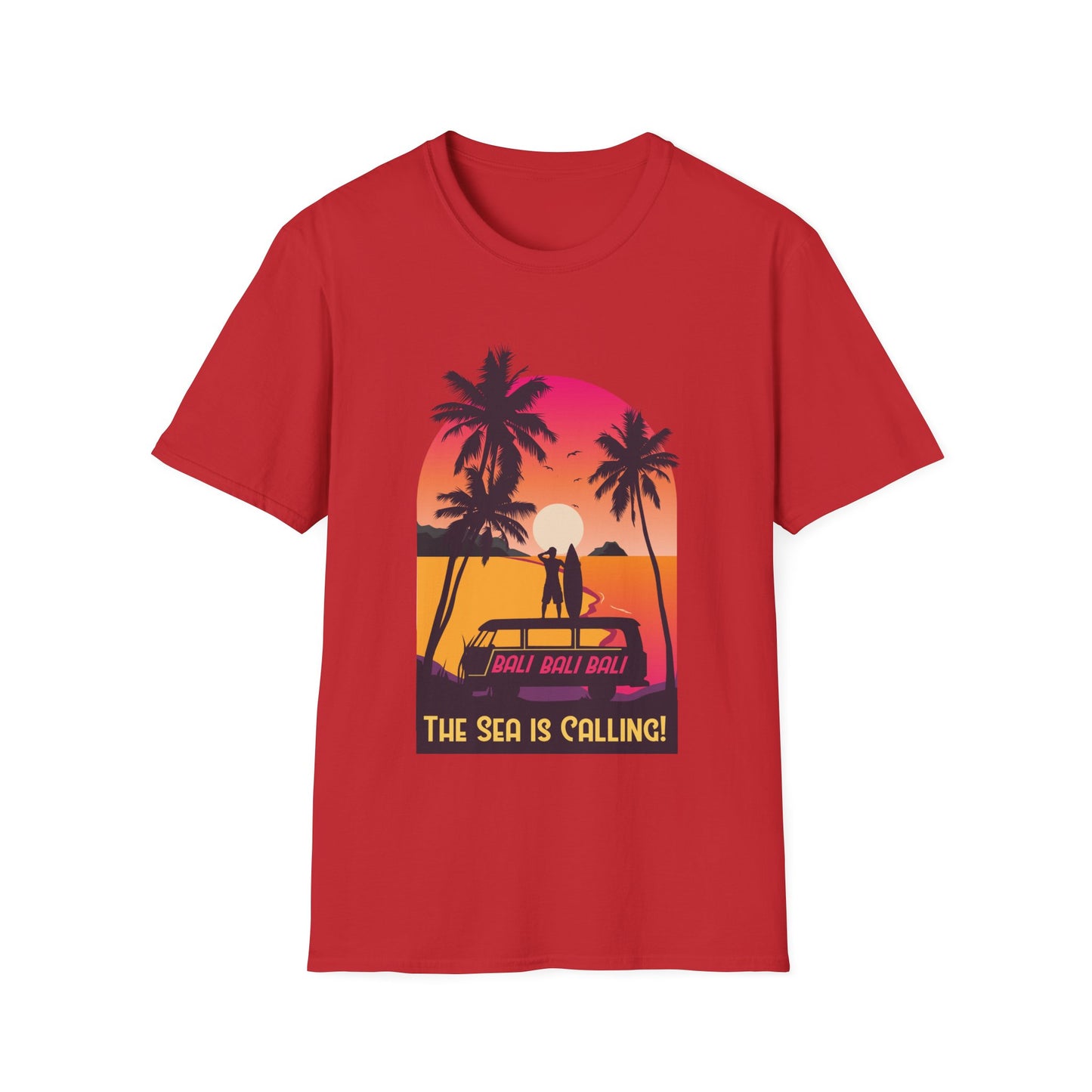 T-Shirt Bali the Sea is Calling Unisex Softstyle