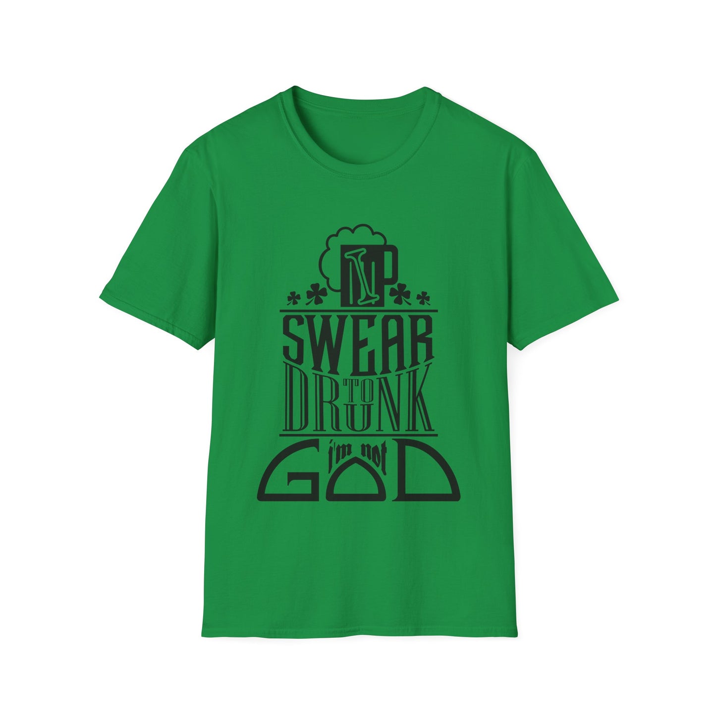 Funny Unisex Softstyle T-Shirt - I Swear Design