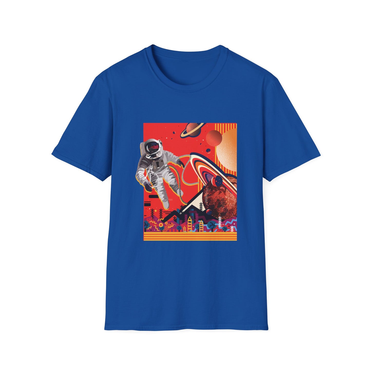 Astronaut T-Shirt - Space Explorer Unisex Softstyle Tee
