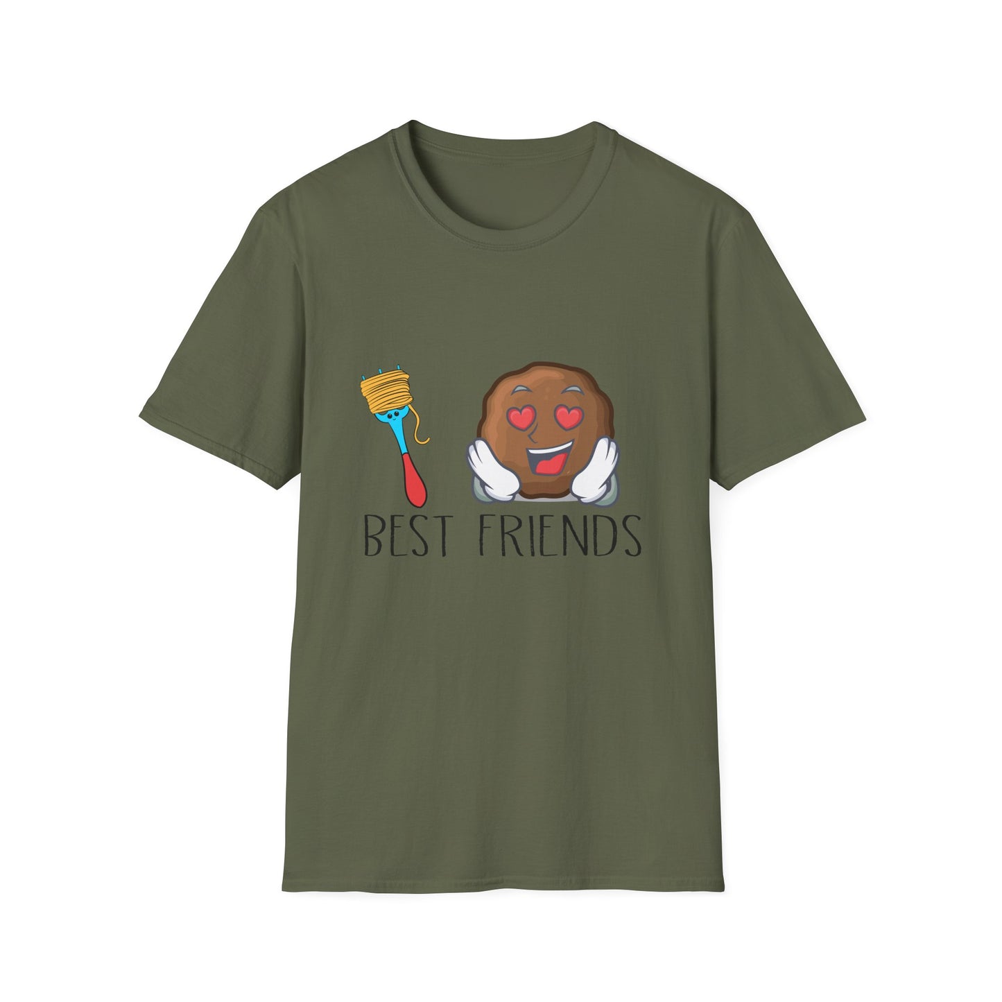 Foodie T-Shirt - Spaghetti & Meatballs Design