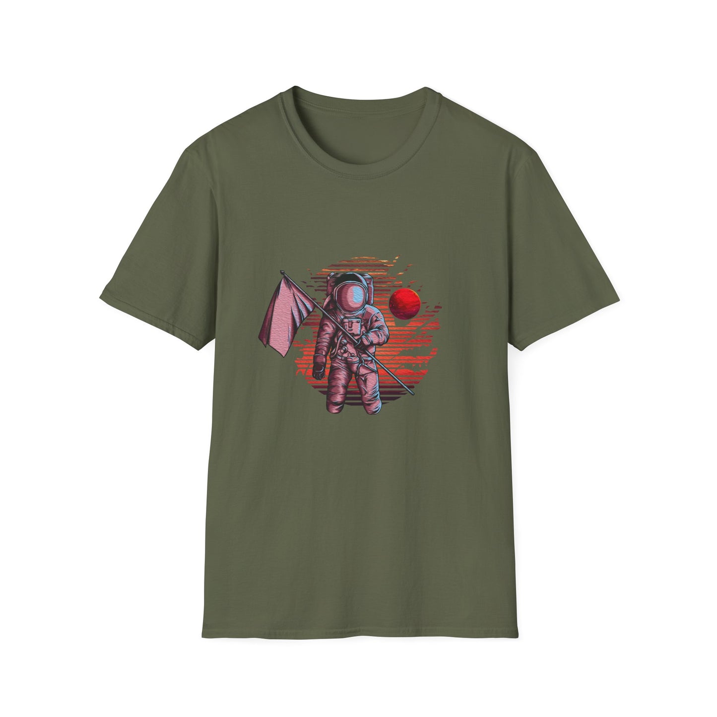 Moon Planting Flags T-Shirt