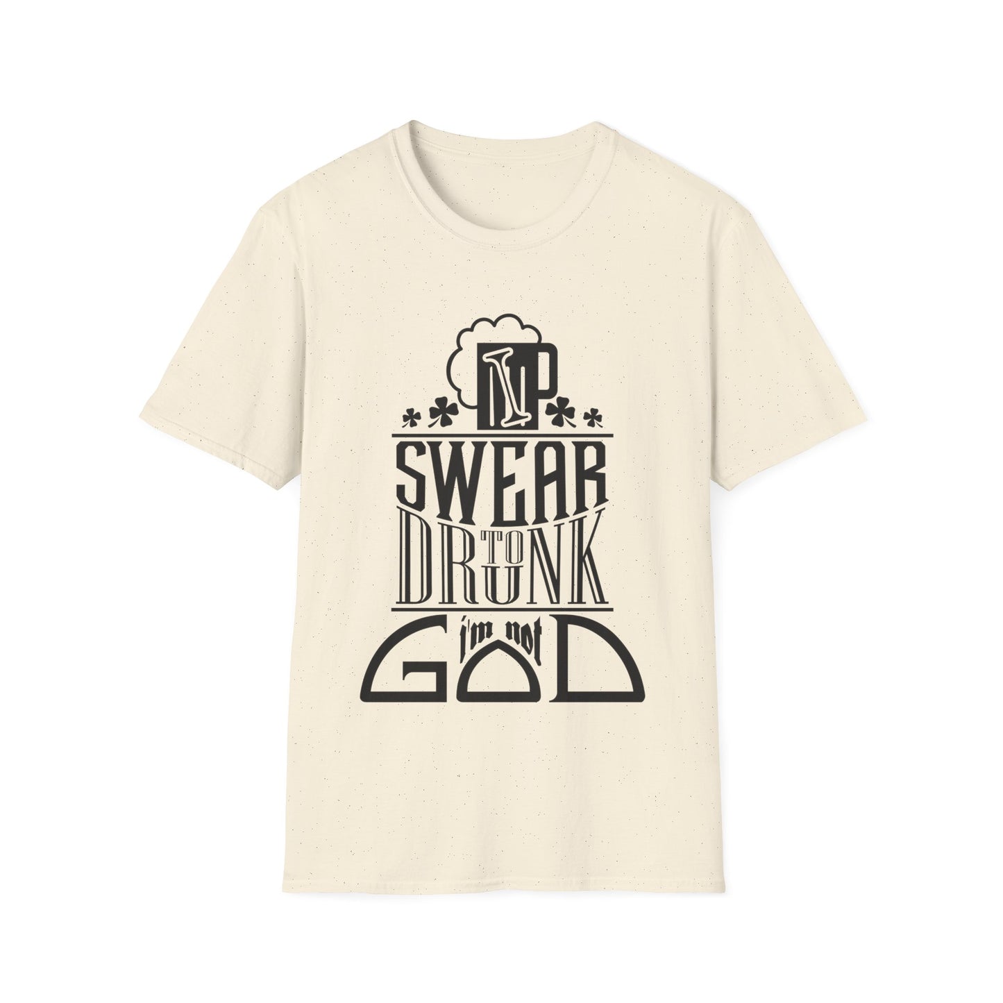 Funny Unisex Softstyle T-Shirt - I Swear Design