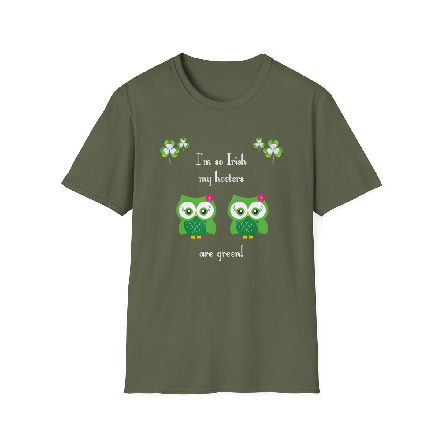 Irish Hooters Unisex T-Shirt - St. Patrick's Day Green Design