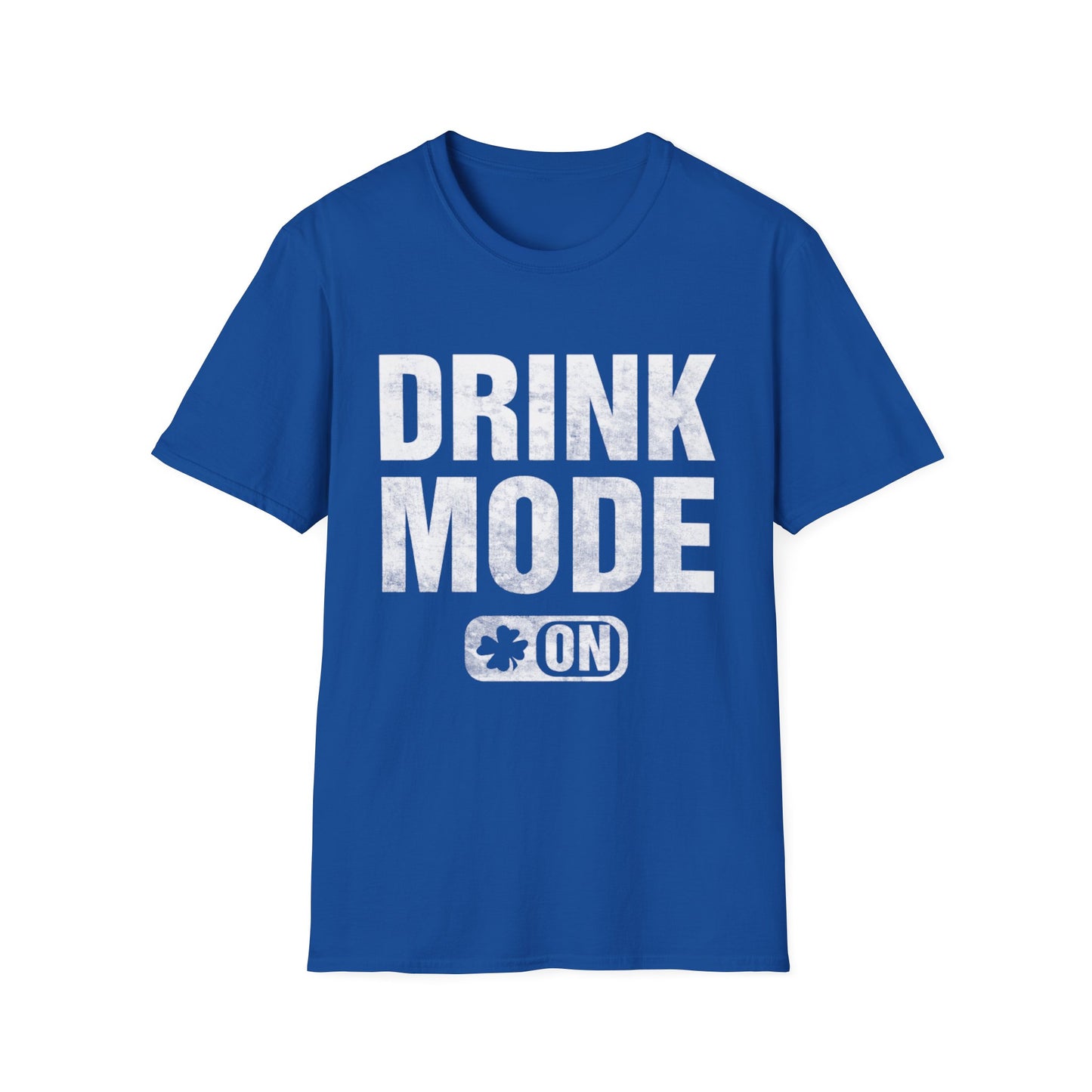 Drink Mode Unisex T-Shirt - Funny Graphic Tee for Casual Wear and Parties