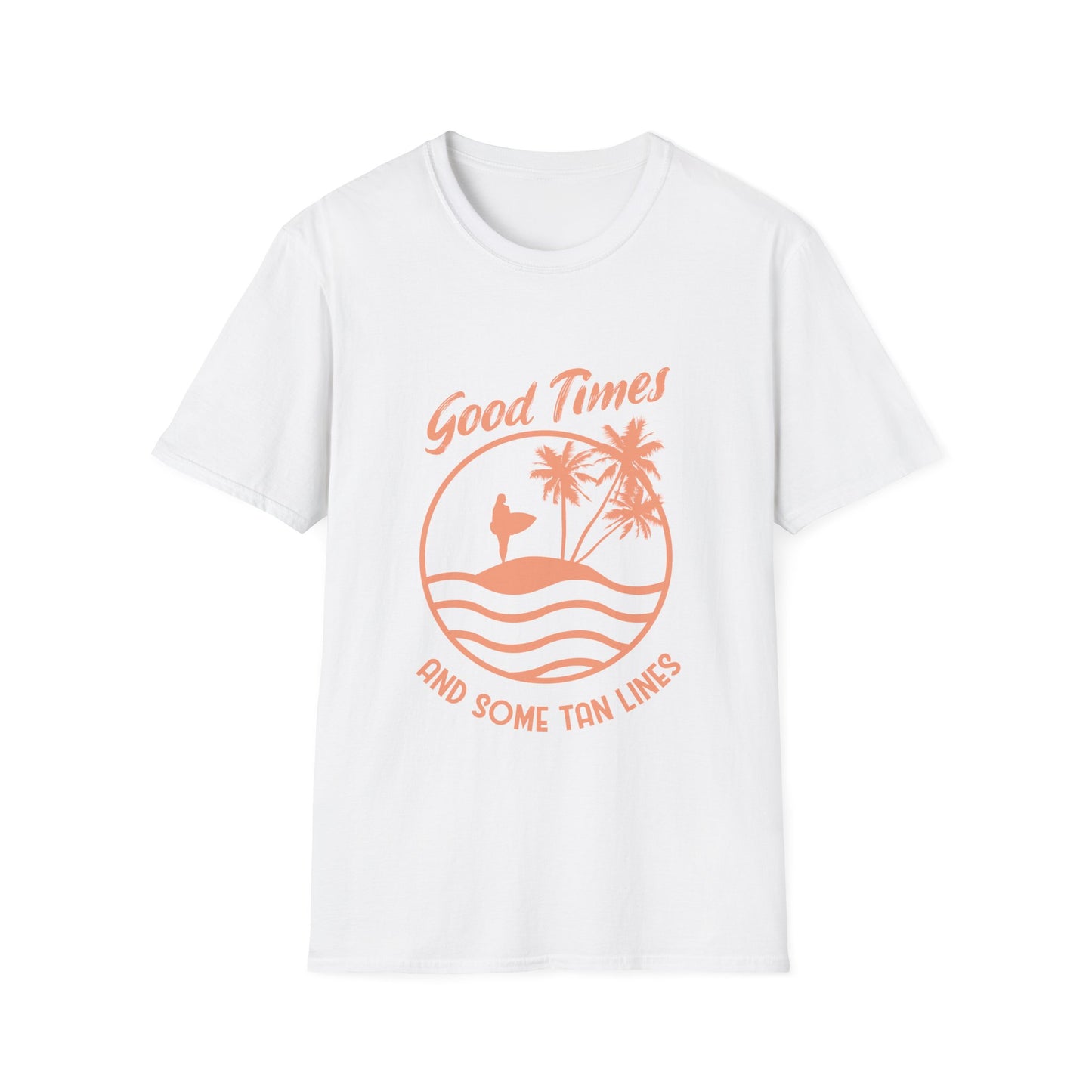 Tan Lines Unisex T-Shirt - Good Times Beach Vibes Shirt