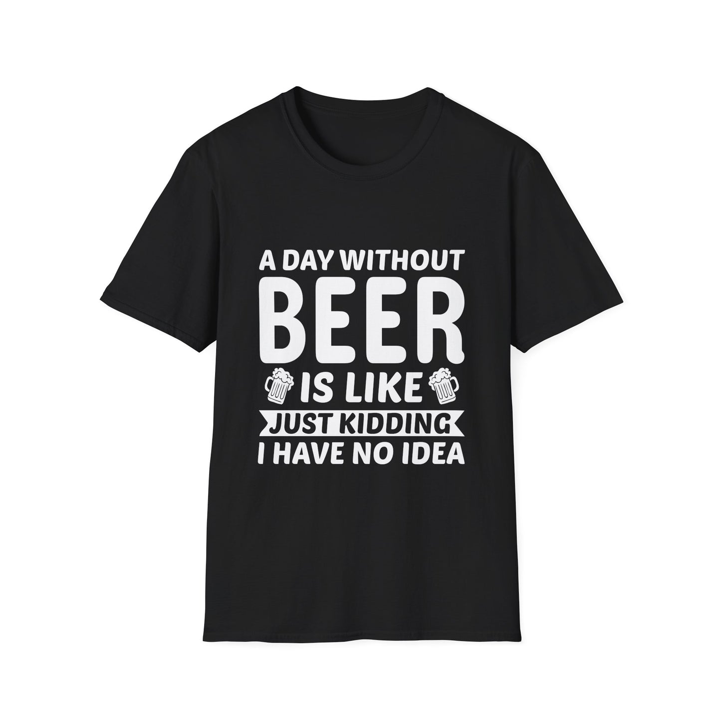Beer Lover T-Shirt - A Day without Beer Design