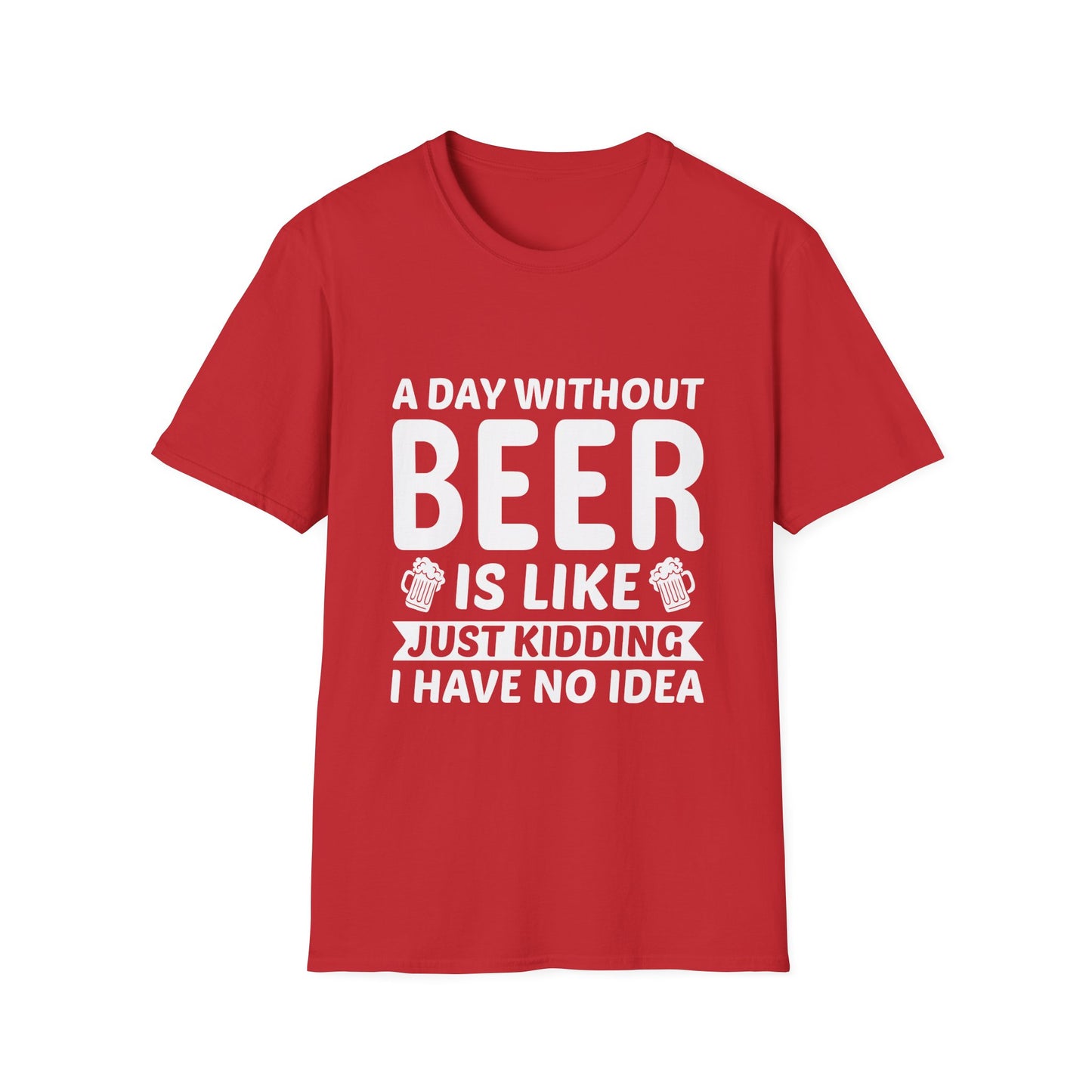 Beer Lover T-Shirt - A Day without Beer Design
