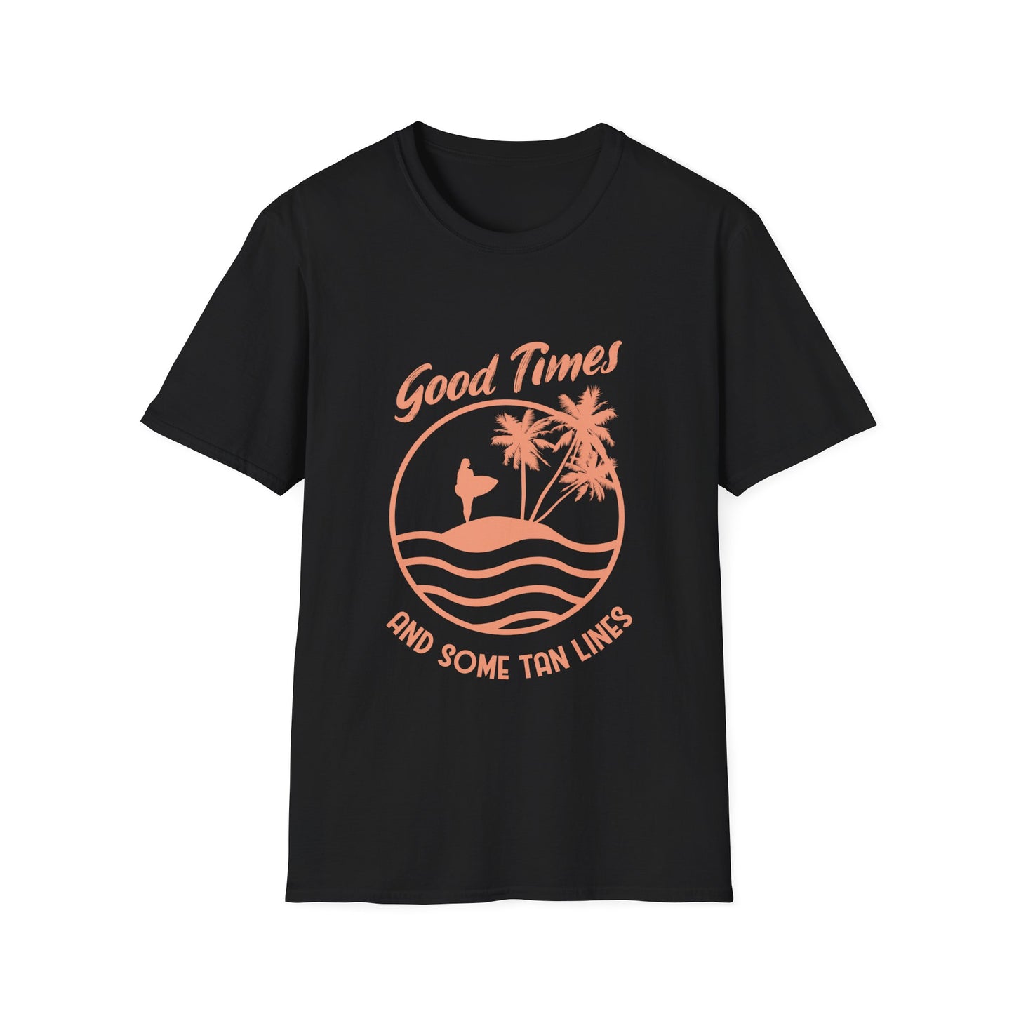 Tan Lines Unisex T-Shirt - Good Times Beach Vibes Shirt