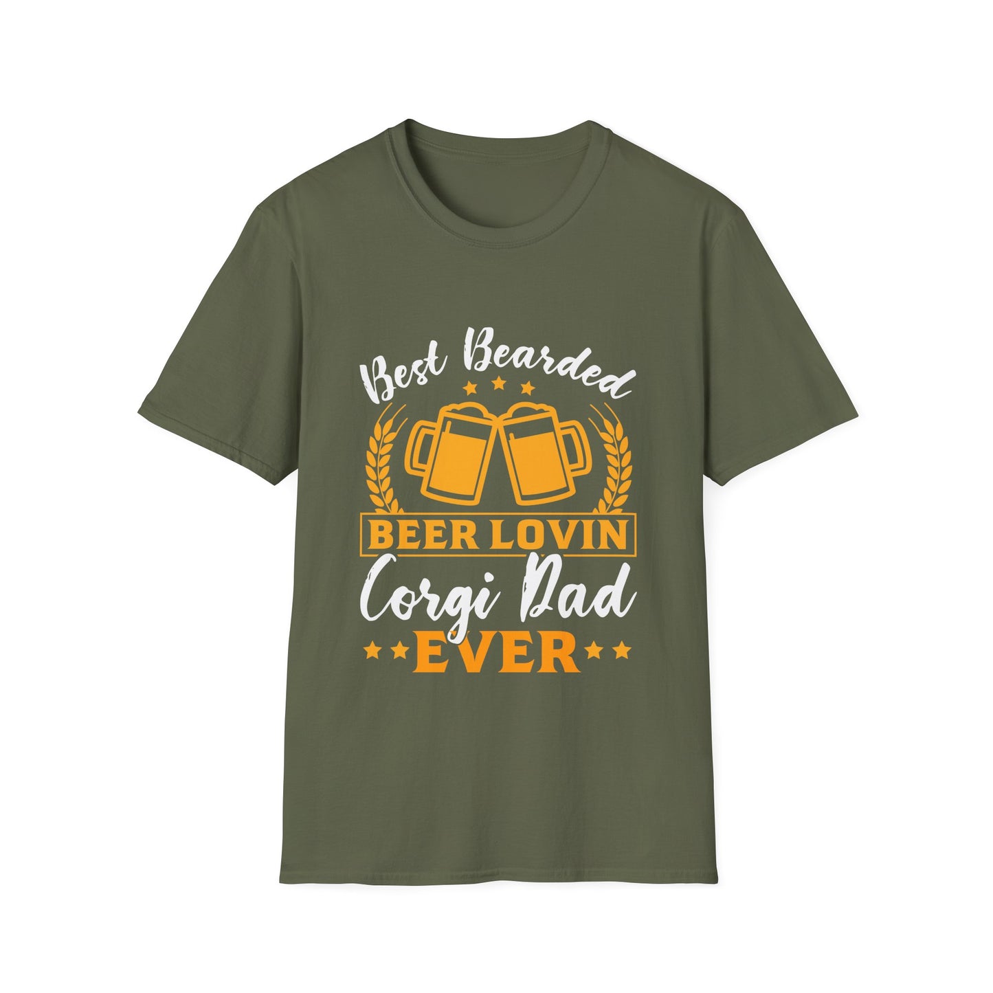 Bearded Corgi Dad T-Shirt
