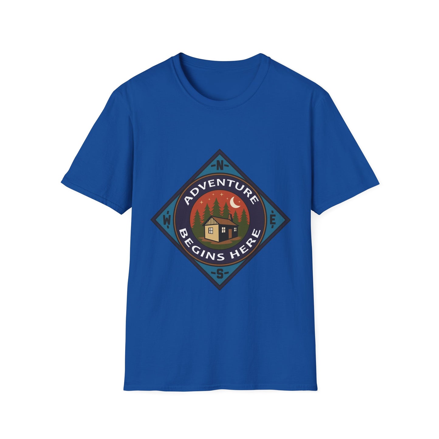 Adventure Begins Here Unisex T-Shirt