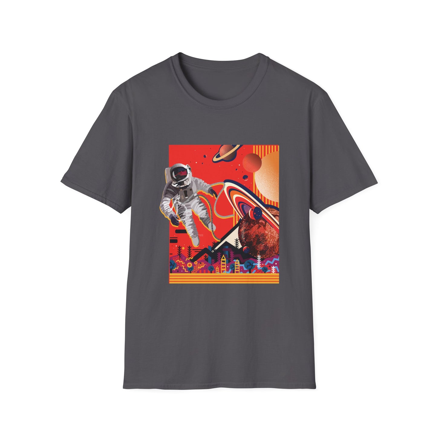 Astronaut T-Shirt - Space Explorer Unisex Softstyle Tee