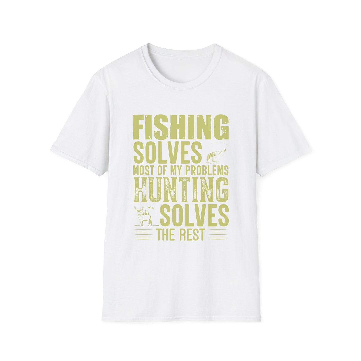 Fishing Solves Unisex T-Shirt